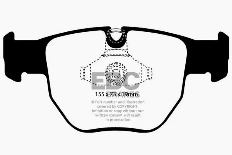 EBC 03-05 Land Rover Range Rover 4.4 Greenstuff Front Brake Pads Premium Quality