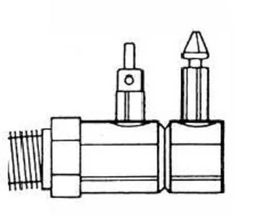 United States Hardware M-016C Fuel Line Fitting 1/4 Inch Marine Connector