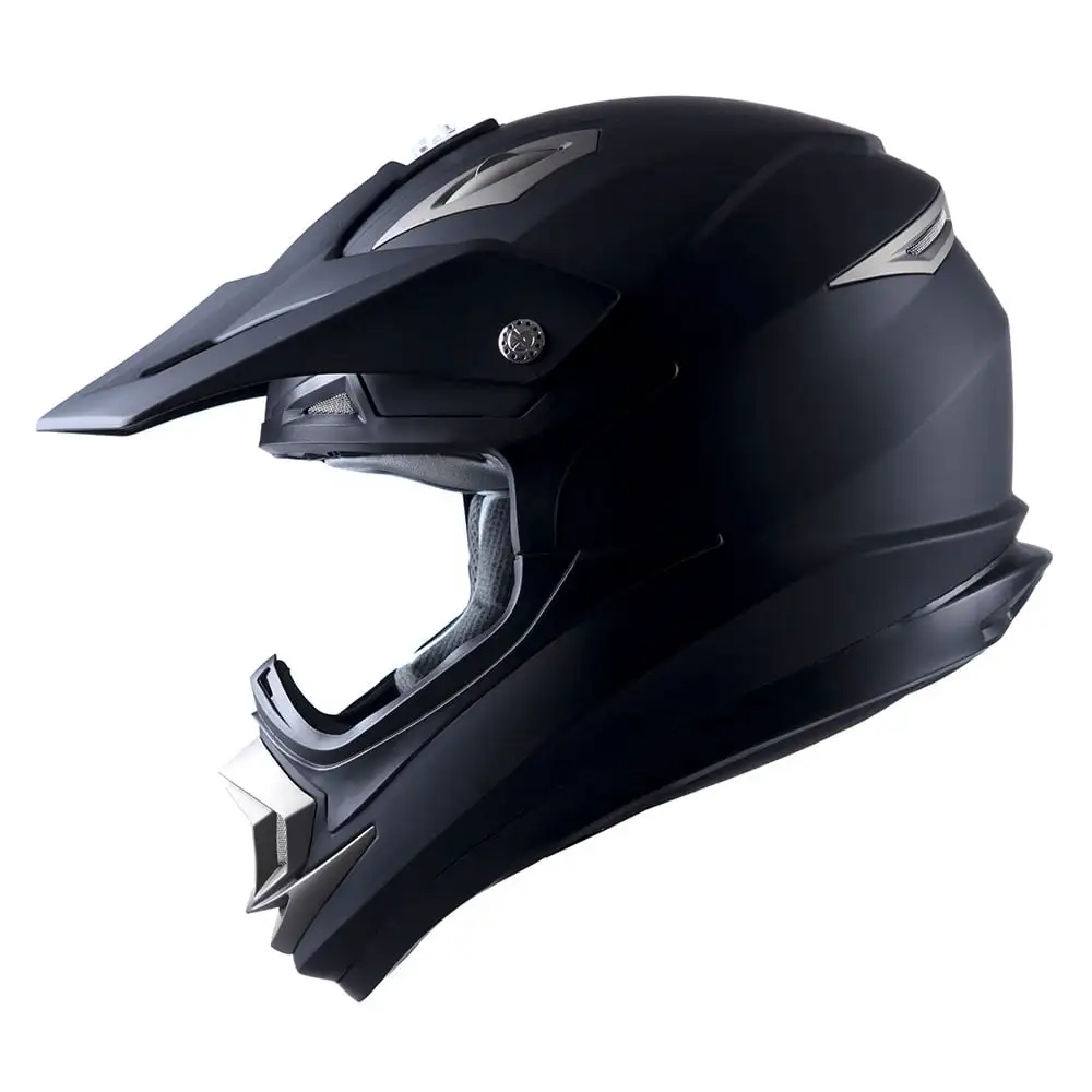 1STORM MOTORCYCLE BIKE FULL FACE HELMET HGXP14B BOOSTER MATT BLACK Xs
