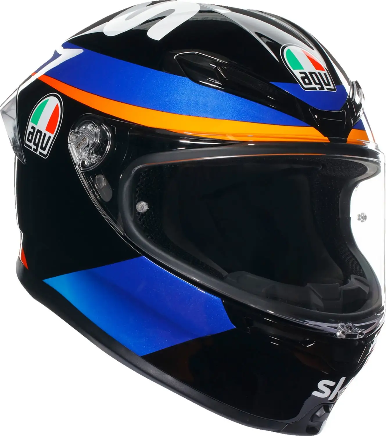 AGV K6 S Marini Sky Racing Team 2021 Motorcycle Helmet Blue SM L