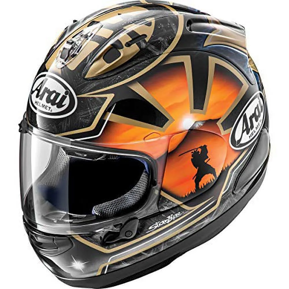 Arai Corsair-X Dani Samurai-2 Helmet Dani Samurai 2 Blue XL 685311169730 Arai Helmet