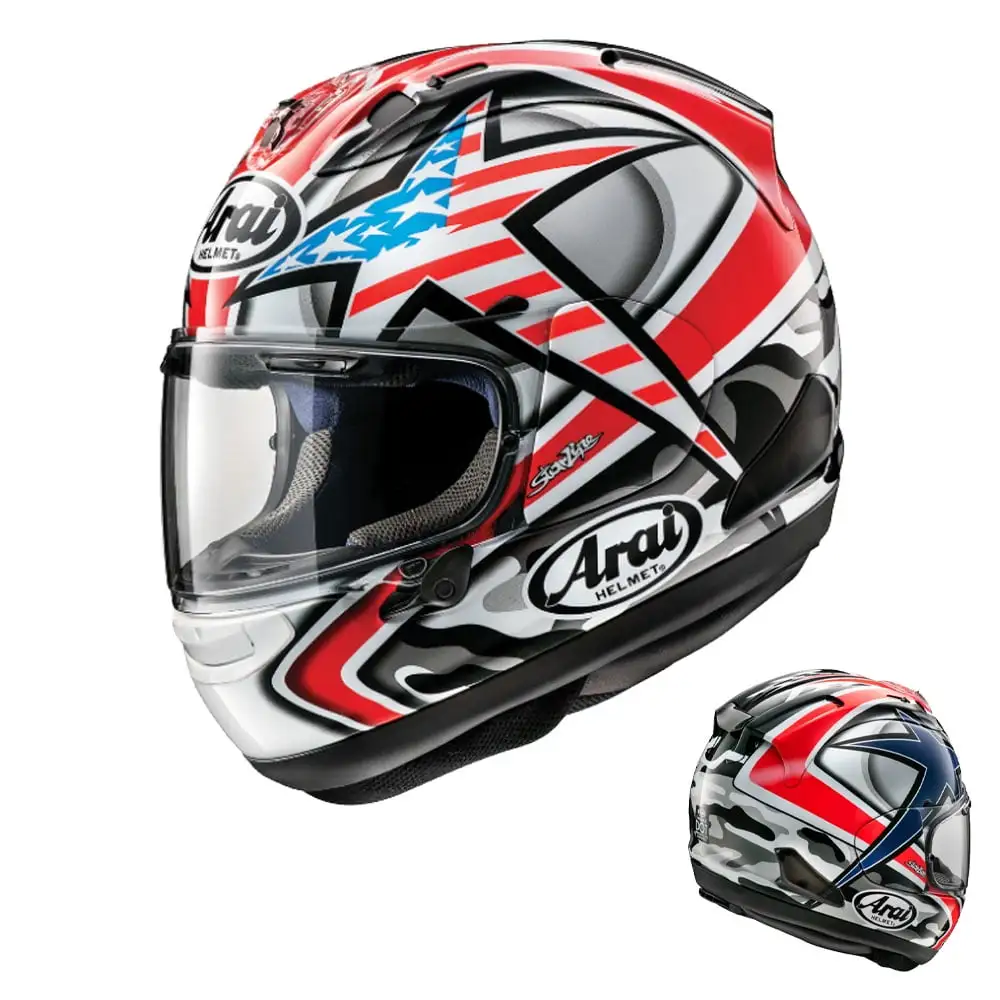 Arai Corsair-X Men's Street Motorcycle Helmet - Hayden Laguna / 2X-Large Arai Helmet