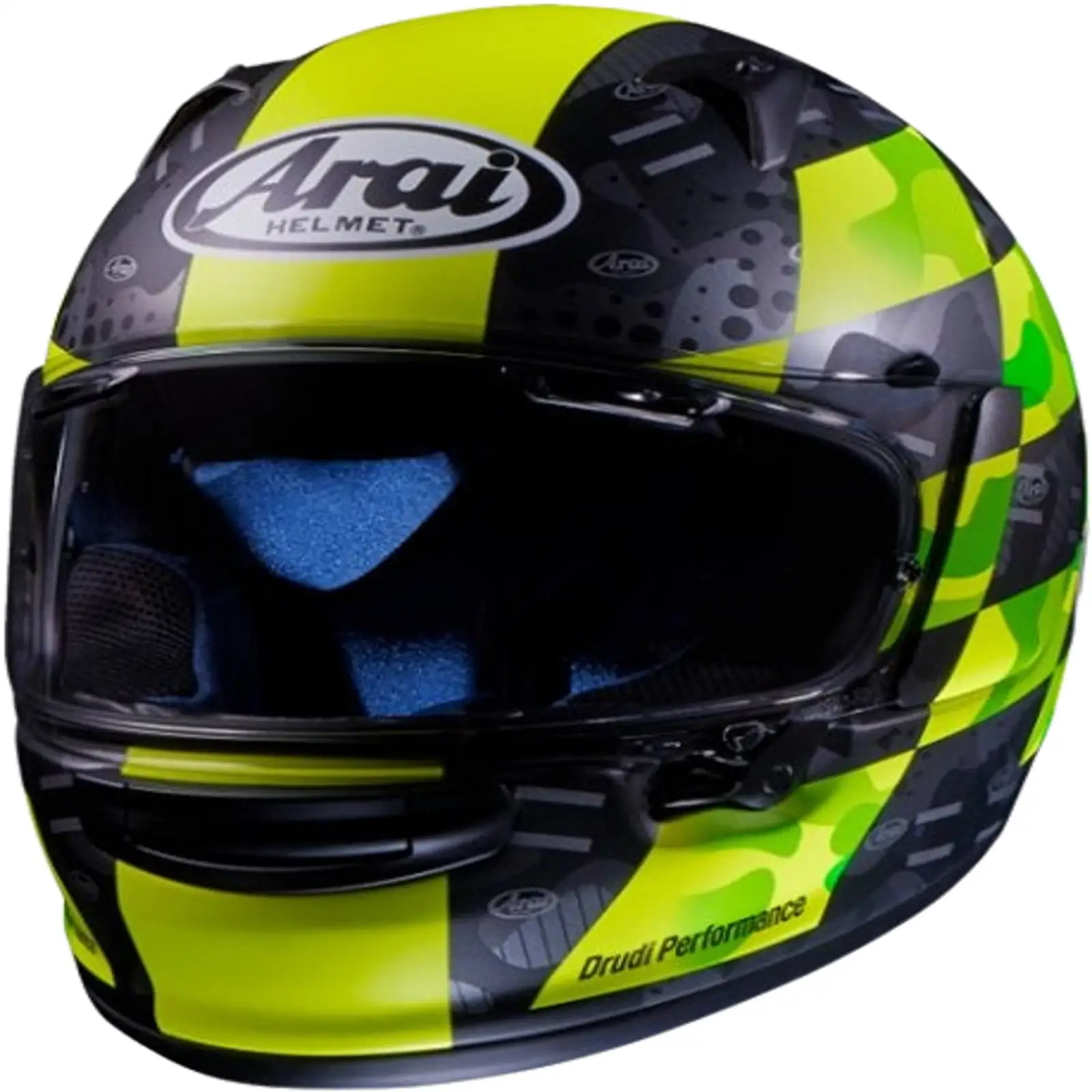 Arai Helmets Regent-X Patch Helmet (Small. Matte Fluorescent Yellow)