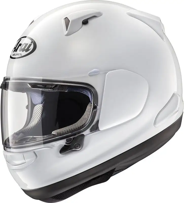 Arai Quantum-X Solid Men's Street Motorcycle Helmet - White / X-Large Arai Helmet