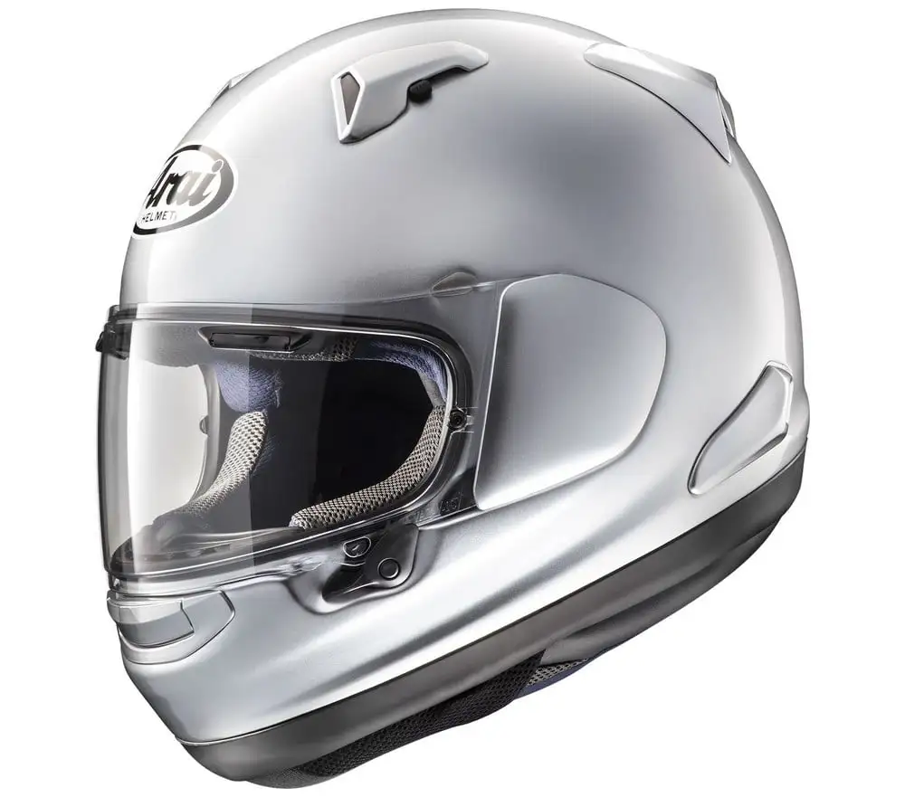 Arai Signet-X Solid Men's Street Motorcycle Helmet - Aluminum Silver / Large L Arai Helmet