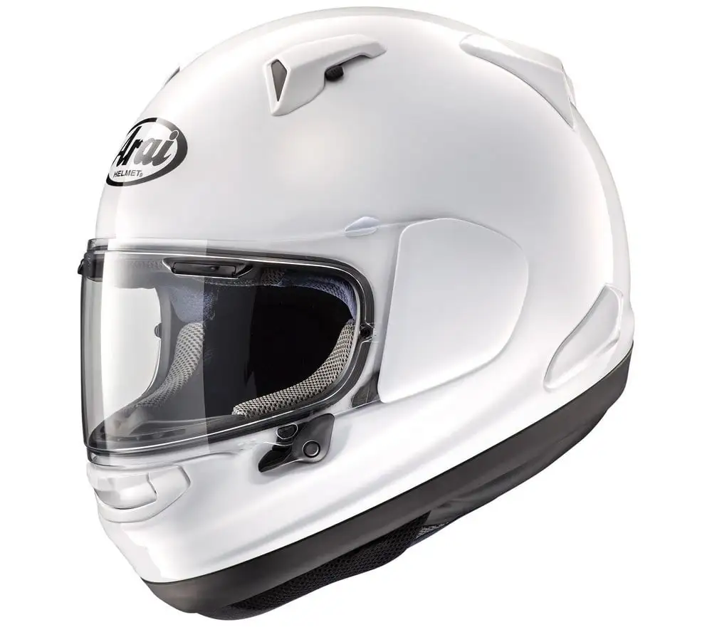 Arai Signet-X Solid Men's Street Motorcycle Helmet - Diamond White / Medium M Arai Helmet