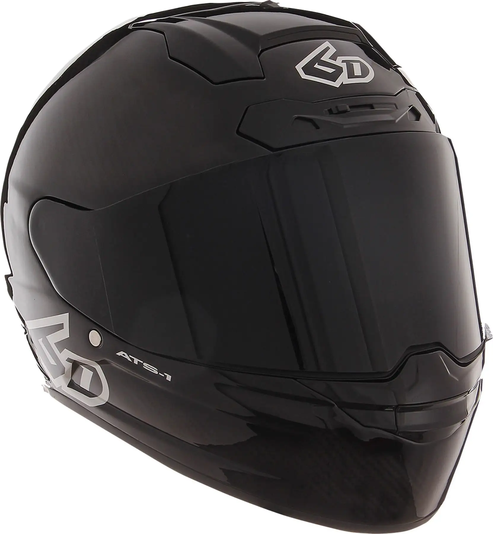 6D ATS-1R Solid Helmet (Small. Gloss Black) - MGW-29972 L