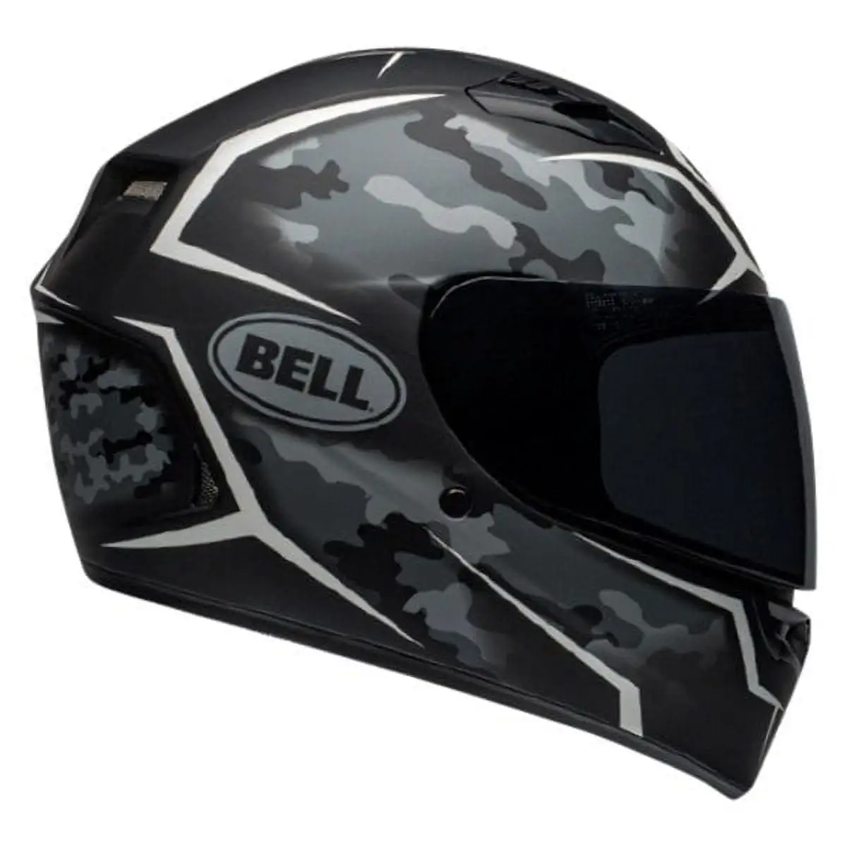 Bell 7107623 - PS Qualifier Stealth Small Matte Black/White Full Face Helmet S