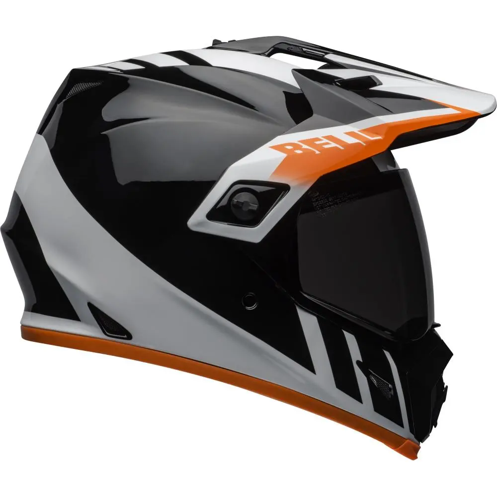Bell Helmets MX-9 Adventure Dash Helmet (Small. Gloss Black/White/Orange) S