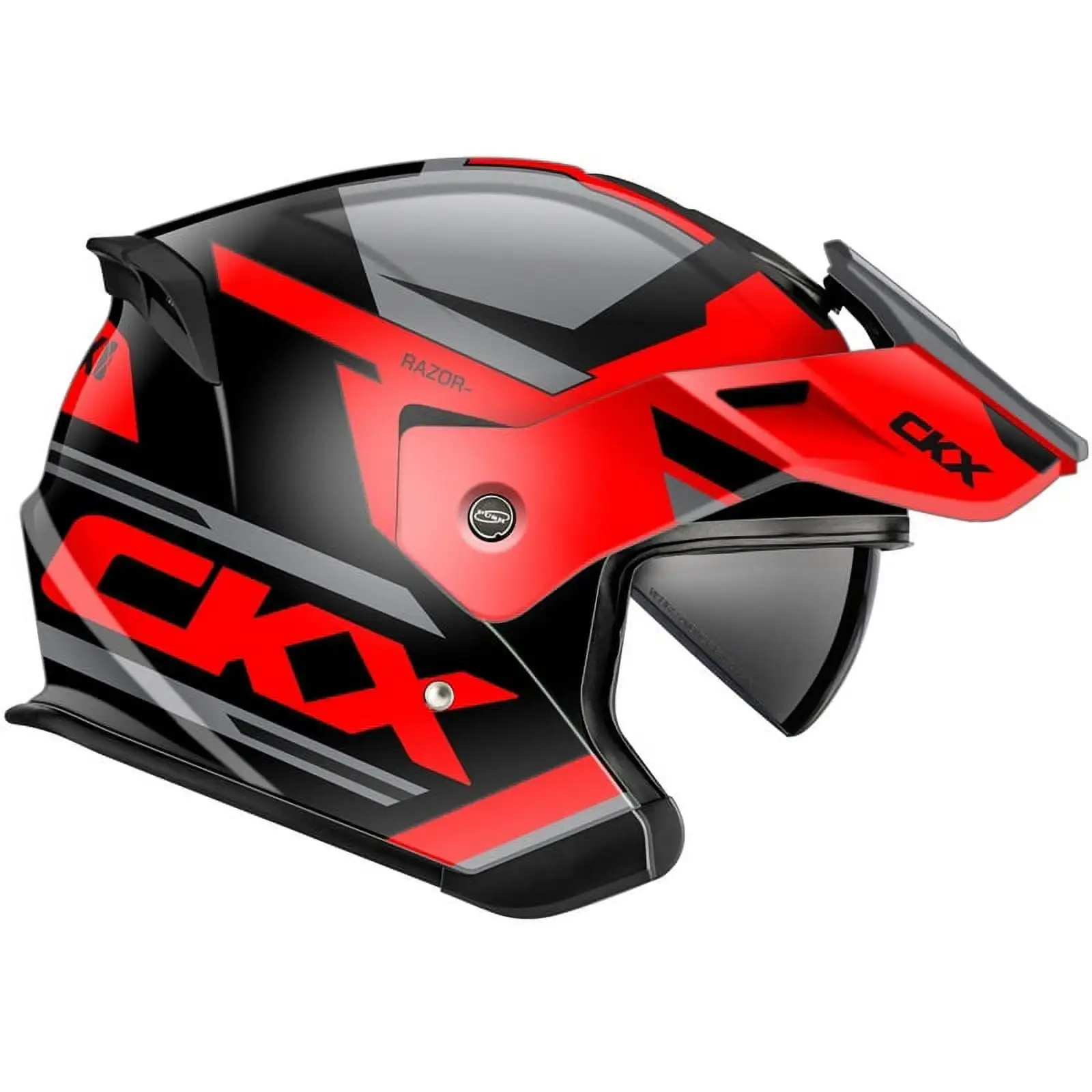 CKX Razor-X Slant Red Helmet size Large - MGW-30465 Xs