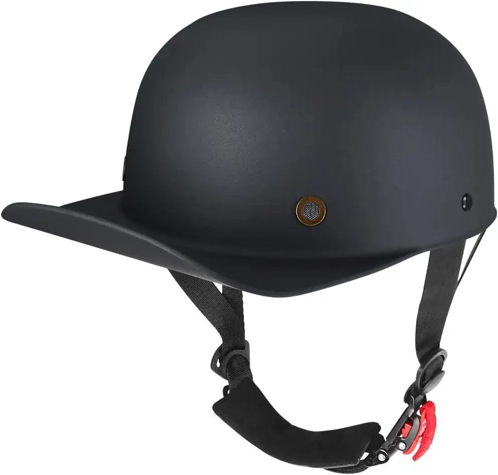 Baseball Style Retro Motorcycle Helmet Unisex-Adult - DOT Approved en