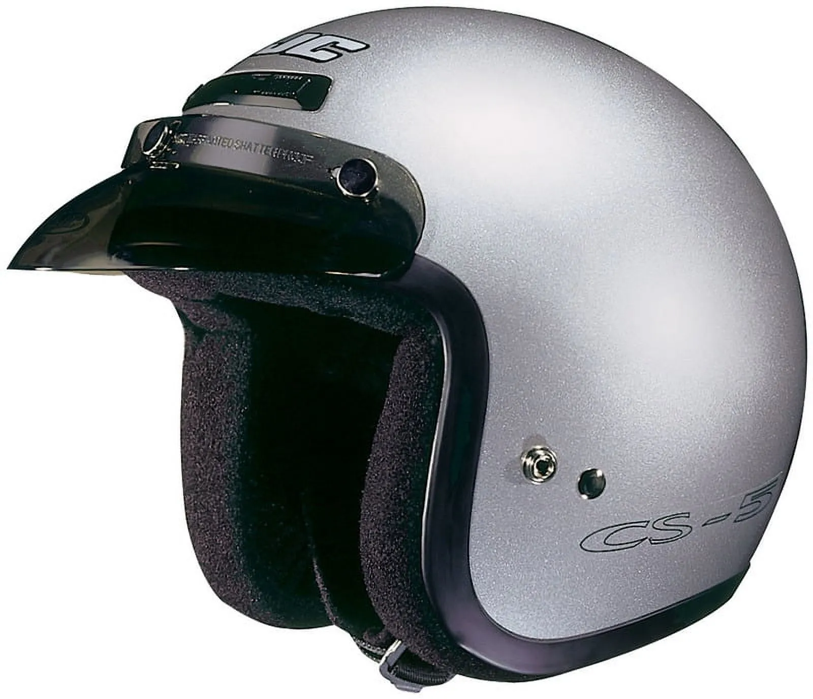HJC CS-5N Solid Helmet (X-Small. Silver) - MGW-24253 Xs HJC Helmets