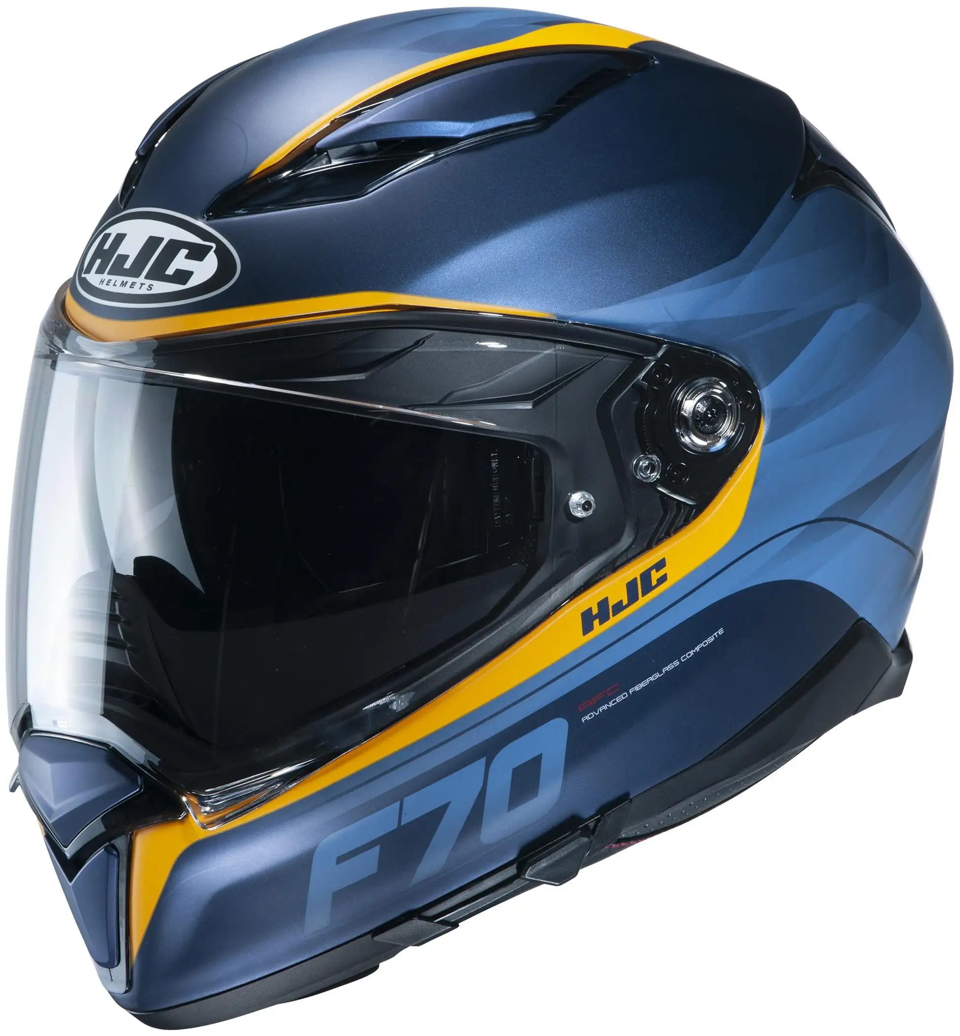 HJC F70 Feron Helmet (X-Small. Semi-Flat Blue (MC-2SF)) - MGW-25990 Xs HJC Helmets