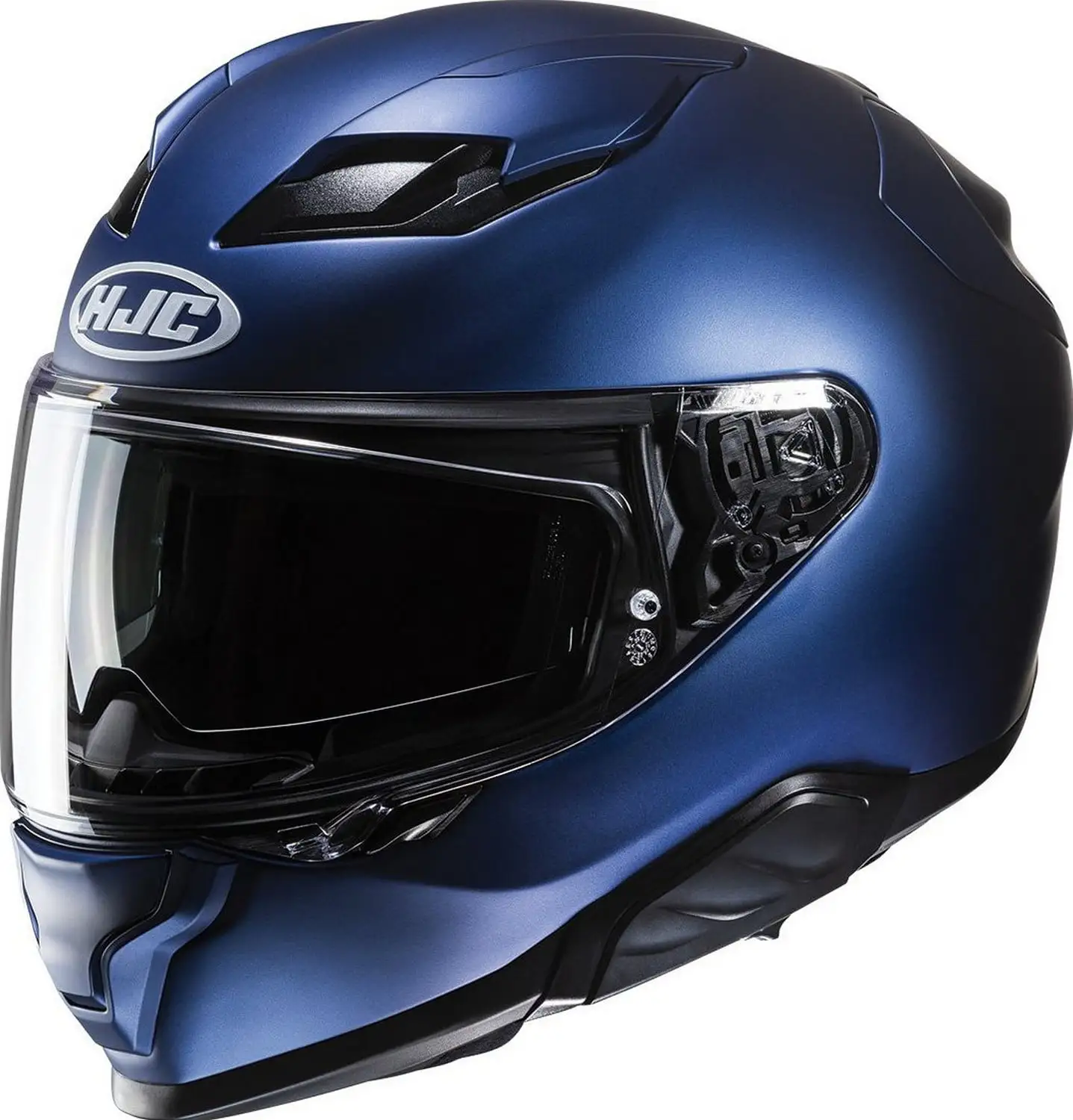 HJC F71 Sf Metallic Blue Street Motorcycle Helmet - MGW-29679 L HJC Helmets