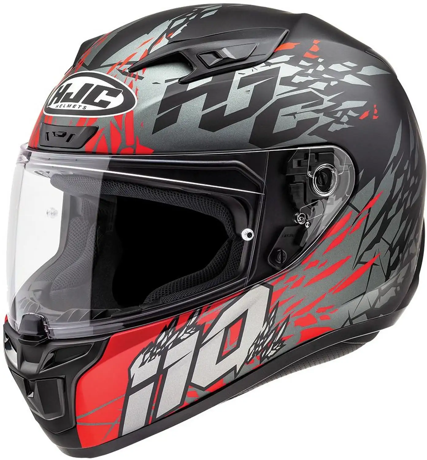HJC i10 Pitfall Helmet Semi-Flat Red (MC-1SF) (Large. Black Semi-Flat Red (MC-1SF)) 3xl HJC Helmets
