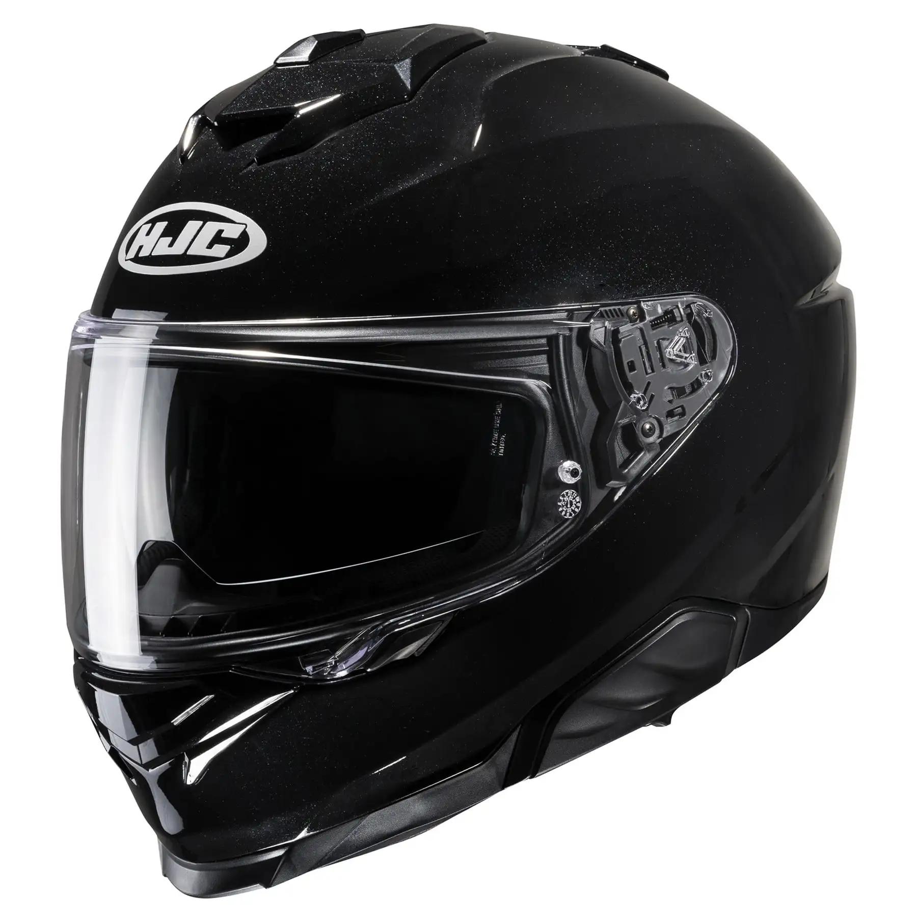 HJC i71 Solid Helmet (Medium. Black) - MGW-26231 L HJC Helmets
