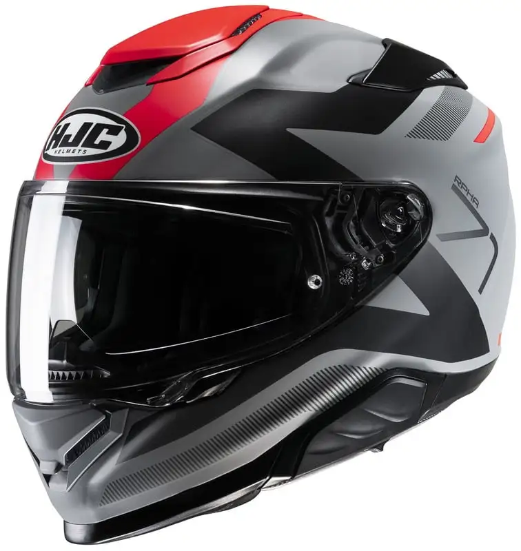 HJC RPHA 71 Pinna Helmet Semi-Flat Red (MC-1SF) (XX-Large. Gray Semi-Flat Red (MC-1SF)) Xs HJC Helmets
