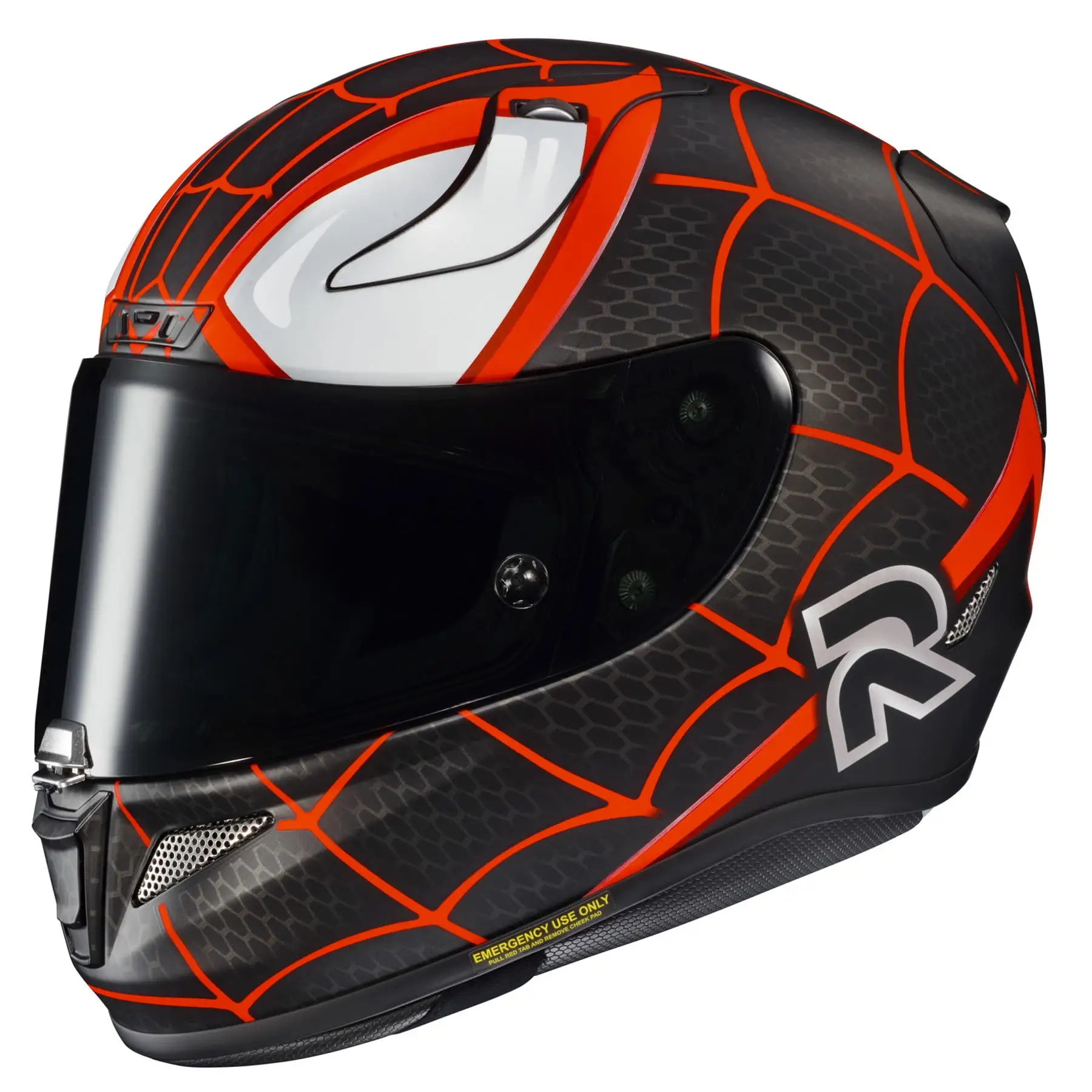 HJC RPHA 11 Pro Miles Morales Motorcycle Helmet Black/Red XL M HJC Helmets