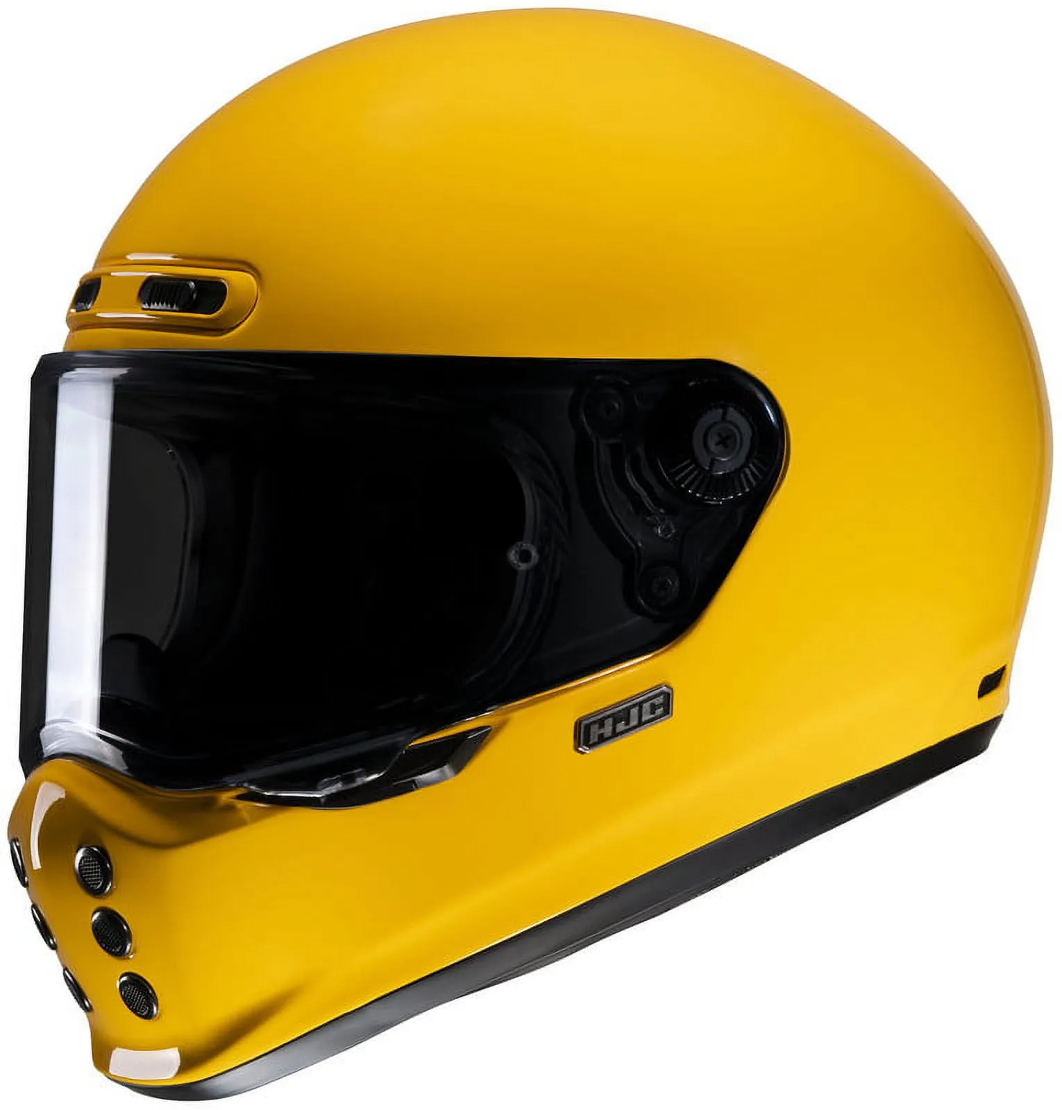 HJC V10 Solid Helmet (XX-Large. Deep Yellow) - MGW-30256 Xs HJC Helmets
