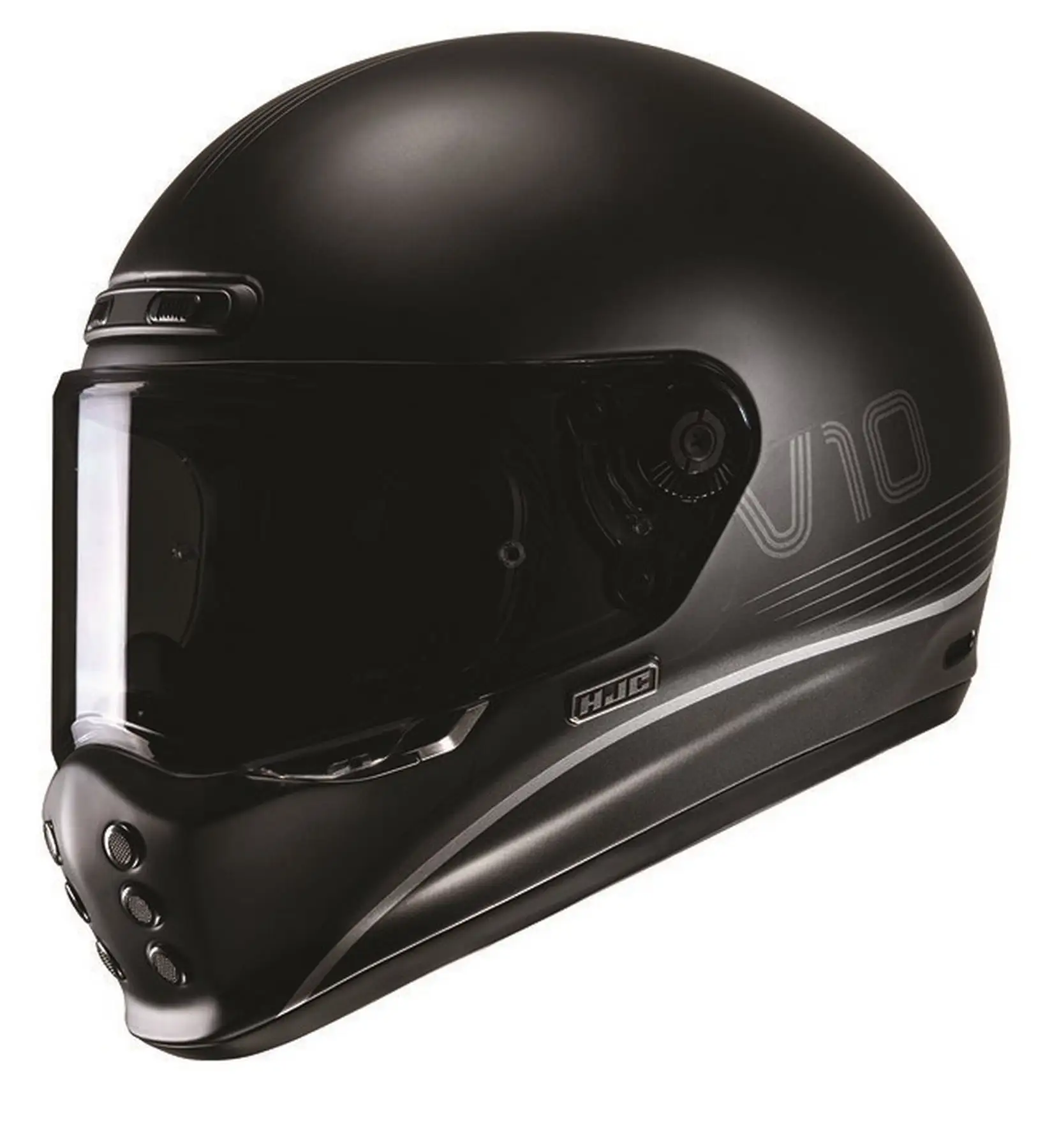 HJC V10 Tami Helmet (Small. Semi-Flat Black (MC-5SF)) - MGW-29667 L HJC Helmets