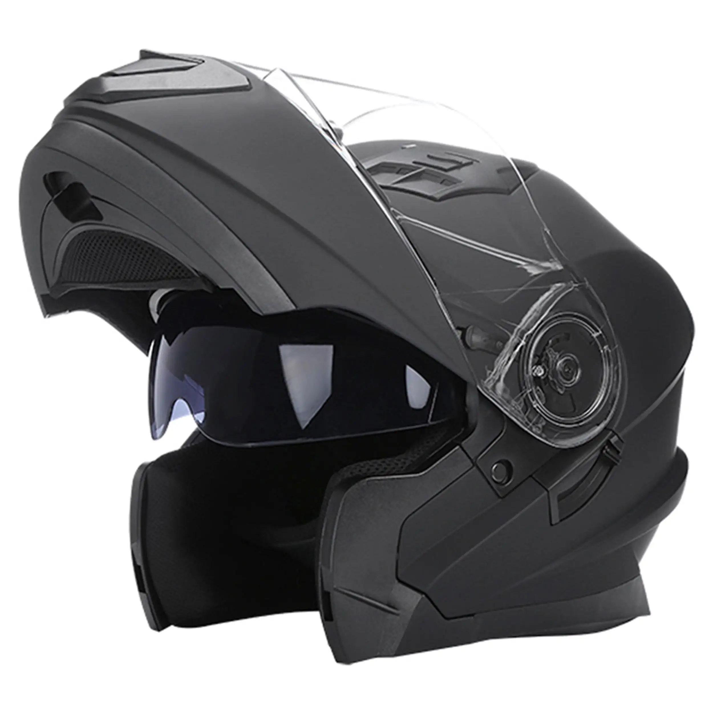JIEKAI Motorcycle Full Helmet Modular Double Visor Rollover Detachable Motorcycle Helmet Men and Women DOT Approved Model ...