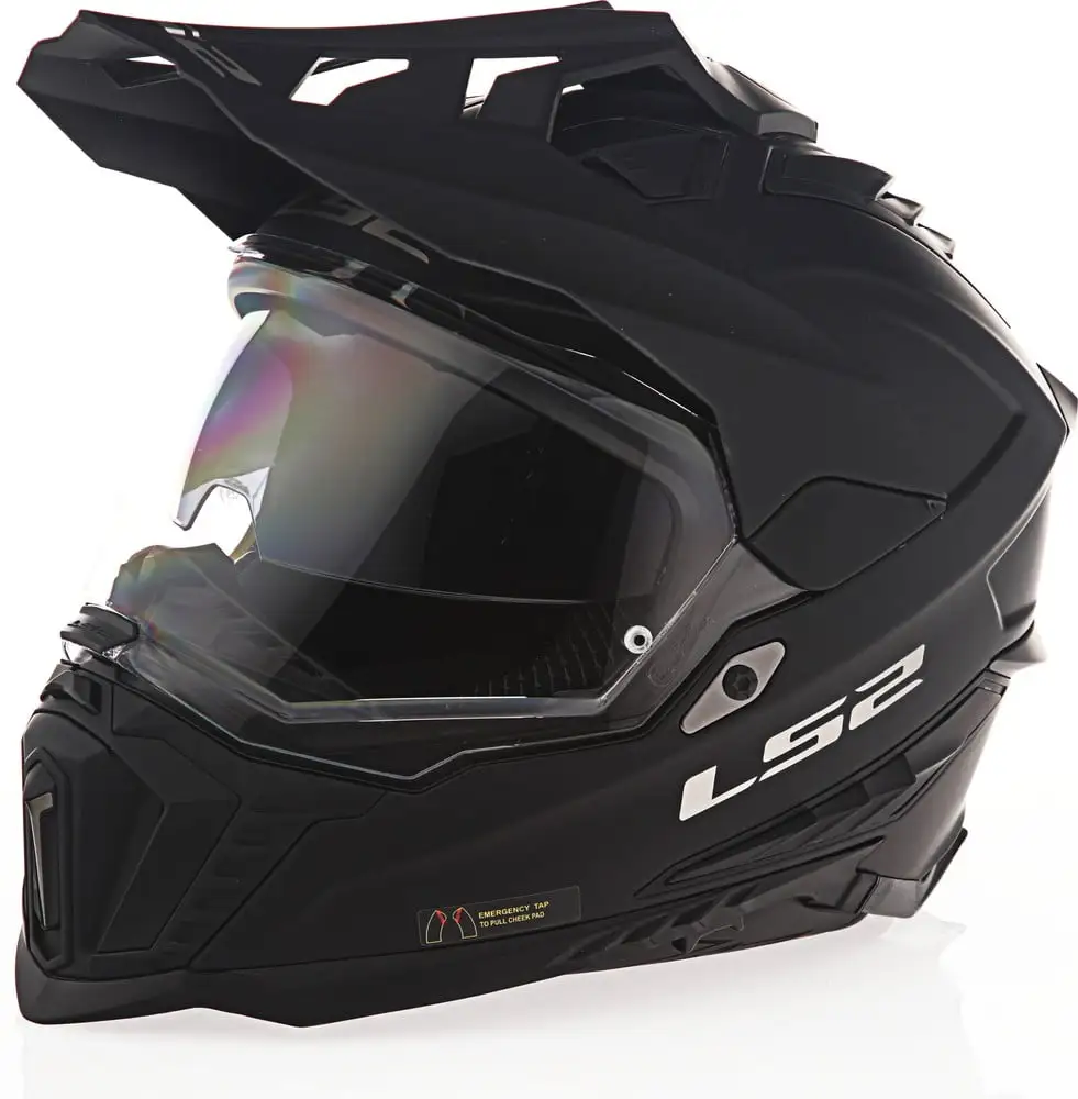 LS2 Explorer Solid Matte Black Helmet size X-Small - MGW-15798 Xs LS2 Helmets
