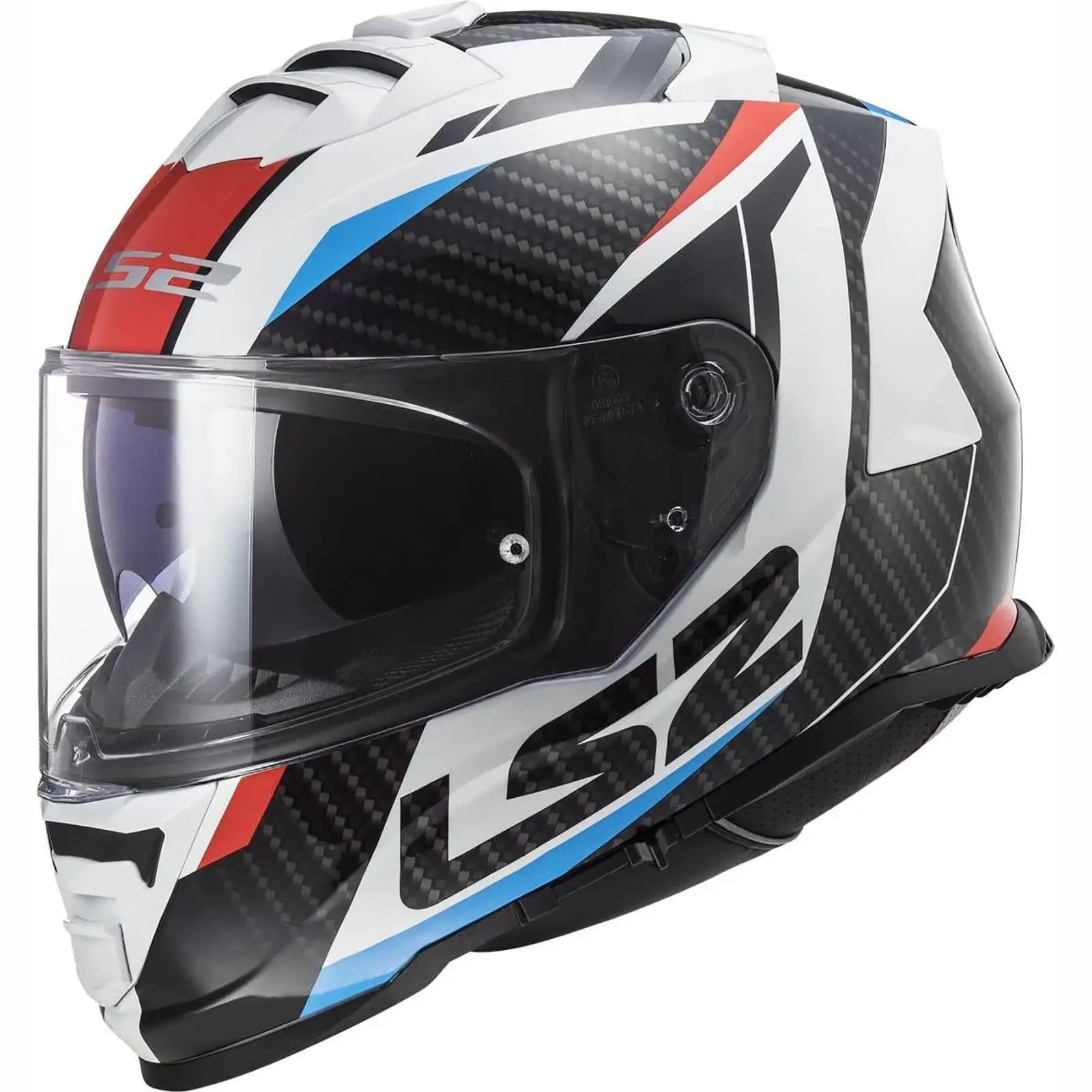 LS2 Helmets Assault Racer Full Face Motorcycle Helmet - Red/White/Blue (2XL)