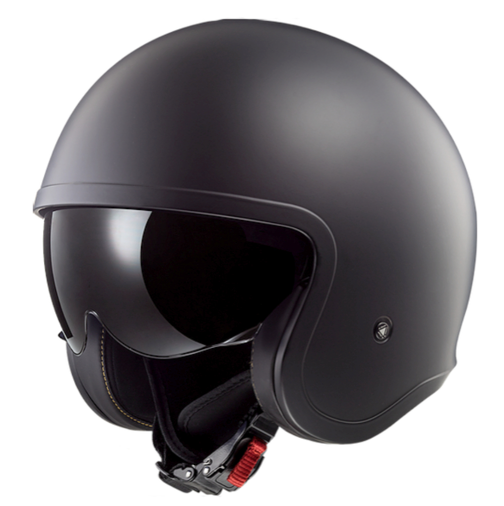 LS2 Spitfire Solid Matte Black Helmet size X-Small - MGW-26418 Xs LS2 Helmets