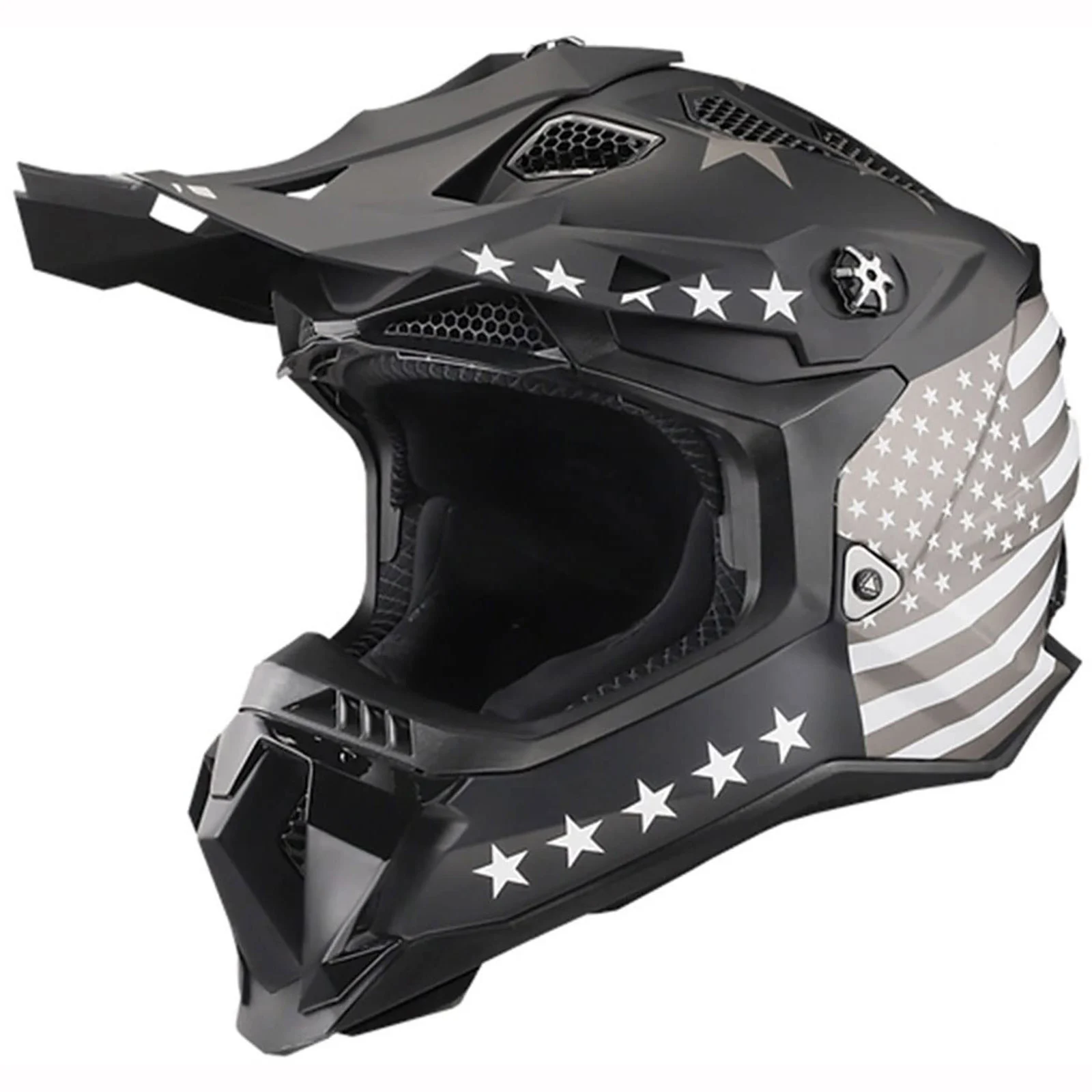 LS2 Subverter Evo 76 Black White Gray Helmet size Small - MGW-31461 S LS2 Helmets