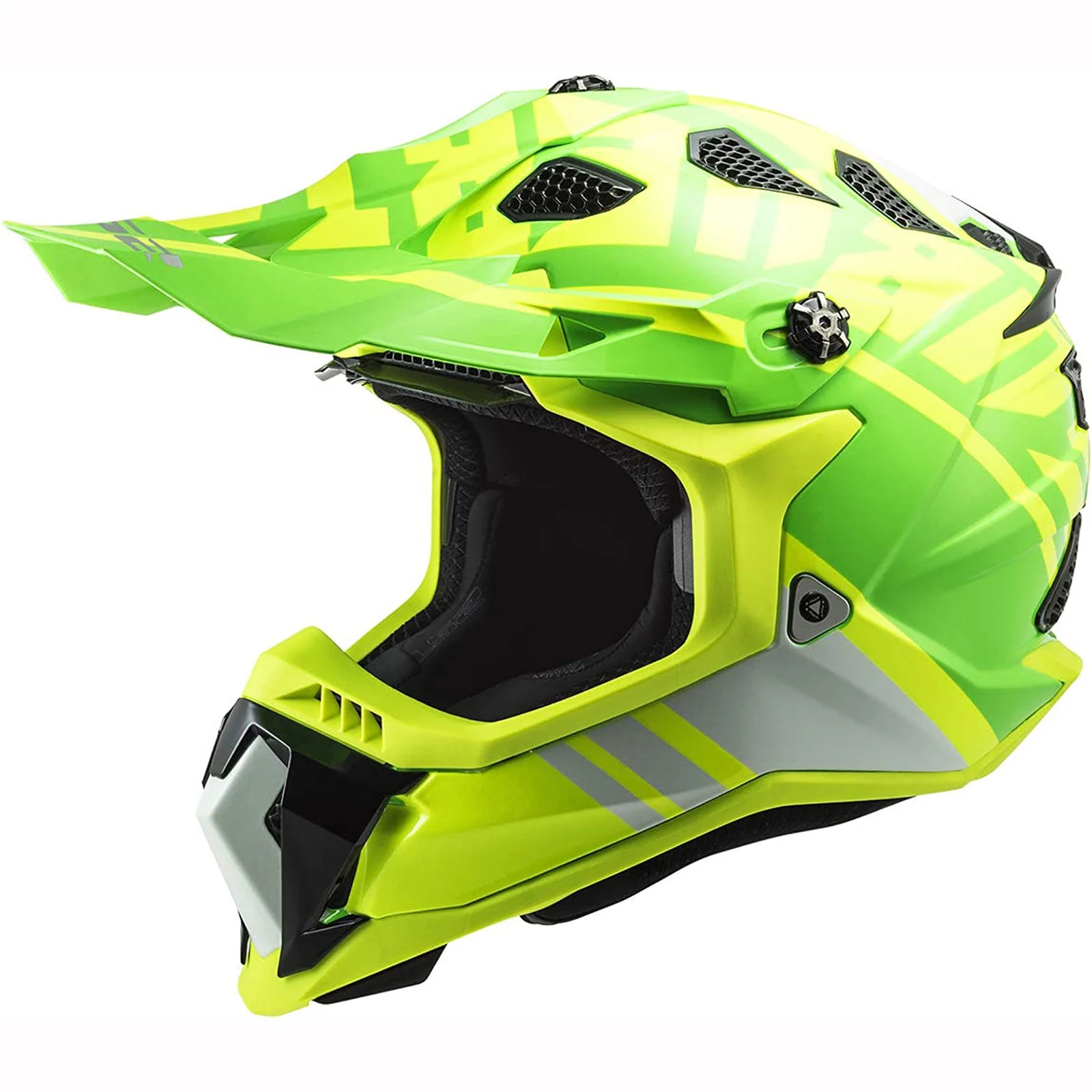 LS2 Subverter Evo Gammax Gloss Hi-Vis Yellow Green Helmet size X-Small LS2 Helmets