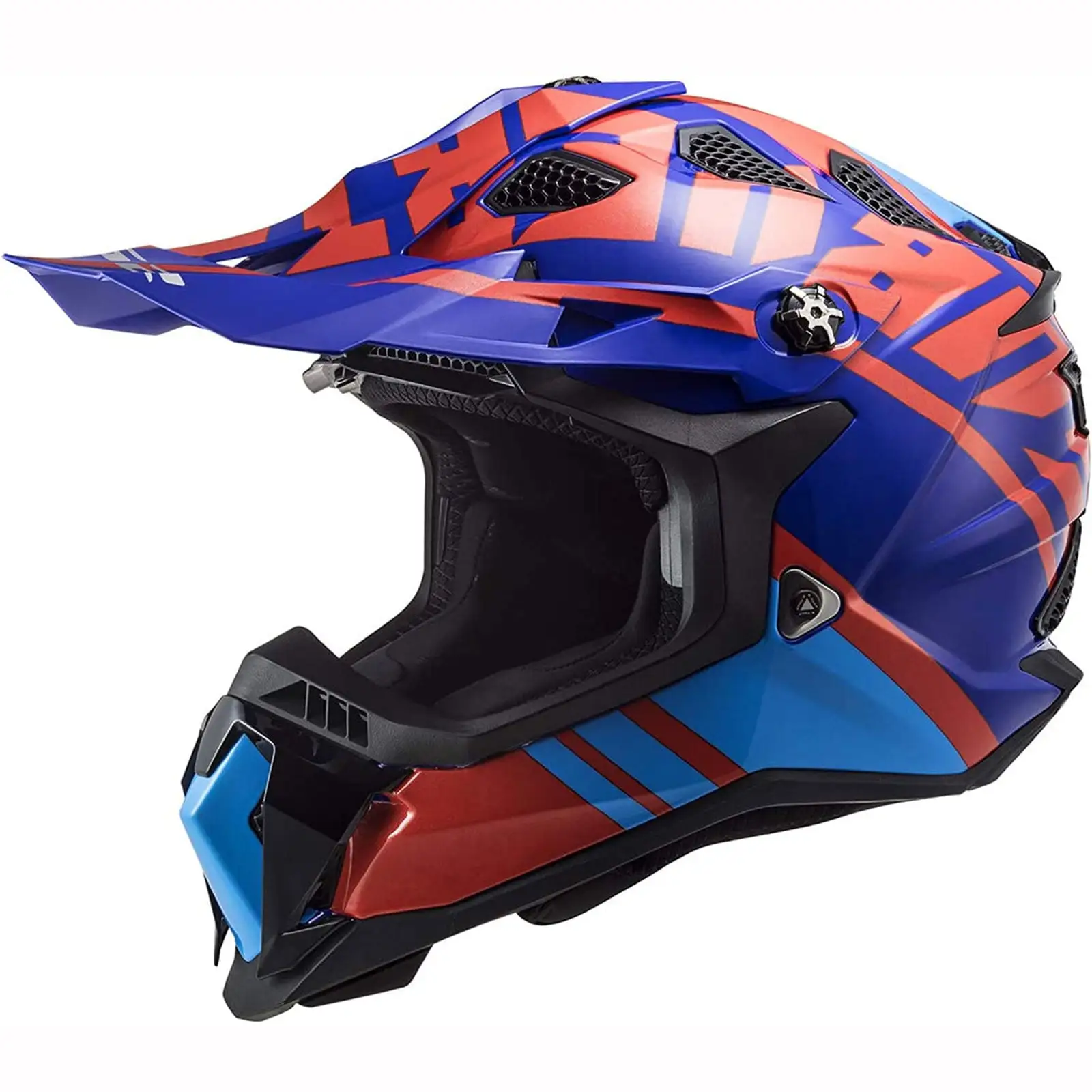 LS2 Subverter Evo Gammax Gloss Red Blue Helmet size 2X-Large LS2 Helmets