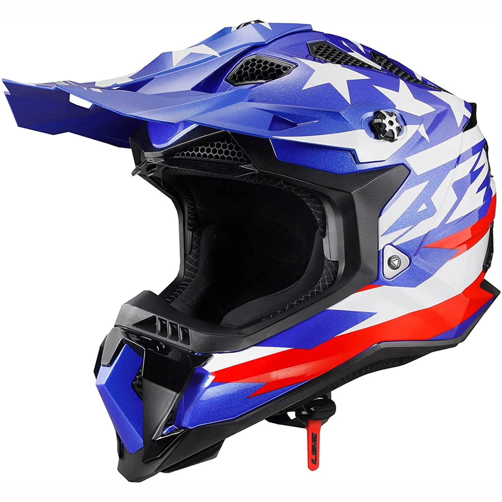 LS2 Subverter Evo United Red White Blue Helmet size Medium Xs LS2 Helmets