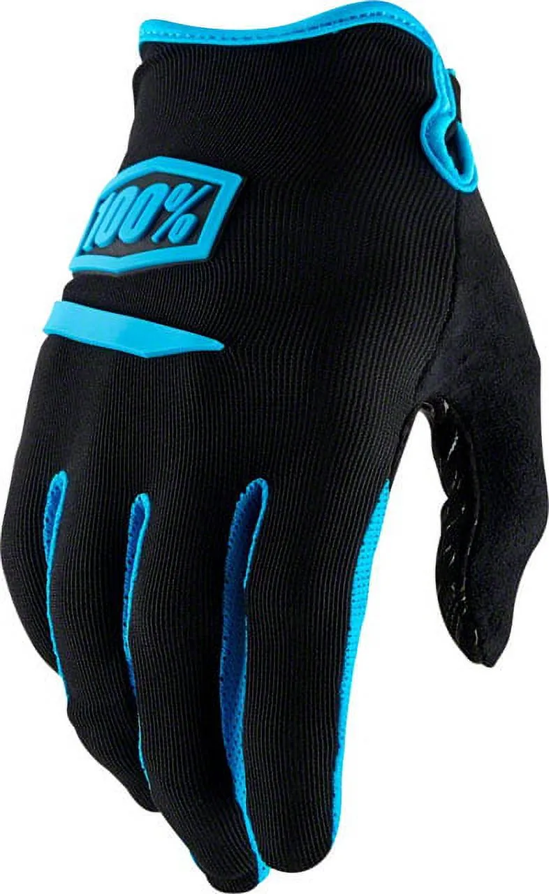 100% Ridecamp Men's Full Finger Glove Black SM - MGW-4962