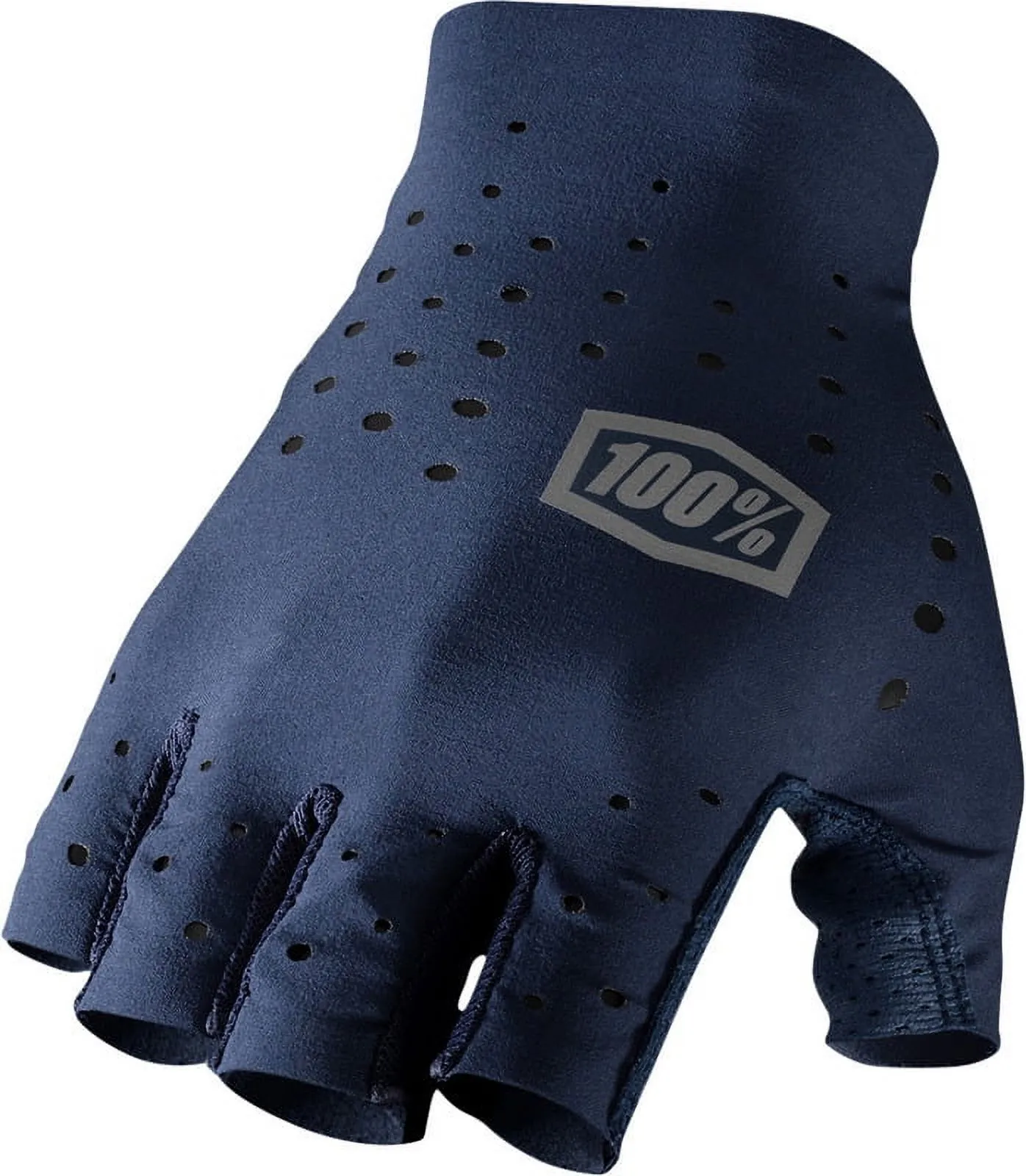 100% Sling Short Finger Navy Gloves size Large - MGW-22255 S