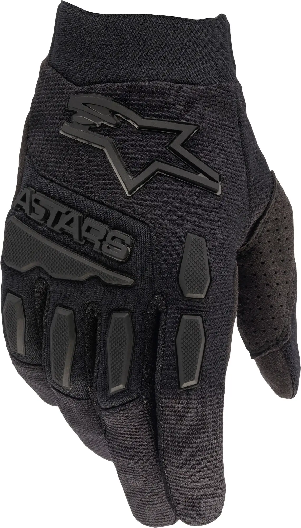 Alpinestars Full Bore Mens Motorcycle Gloves-Black/Black-4X-Large L
