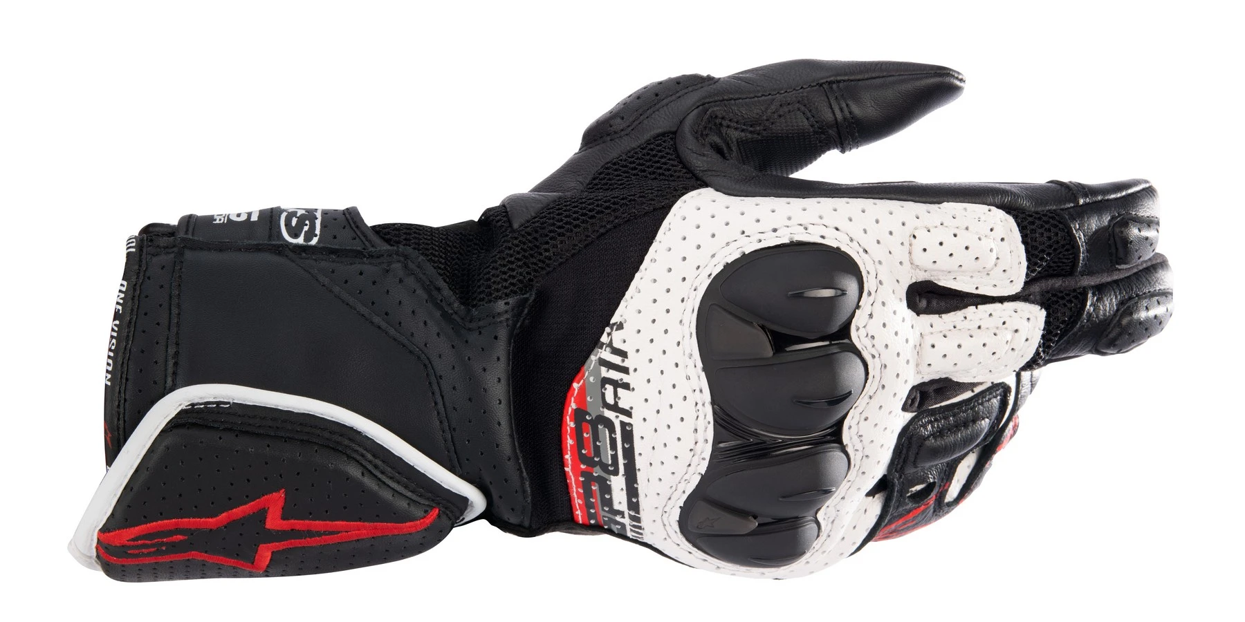 Alpinestars SP-8 V3 Air Glove (XX-Large. Black/White/Red) - MGW-18013 3xl