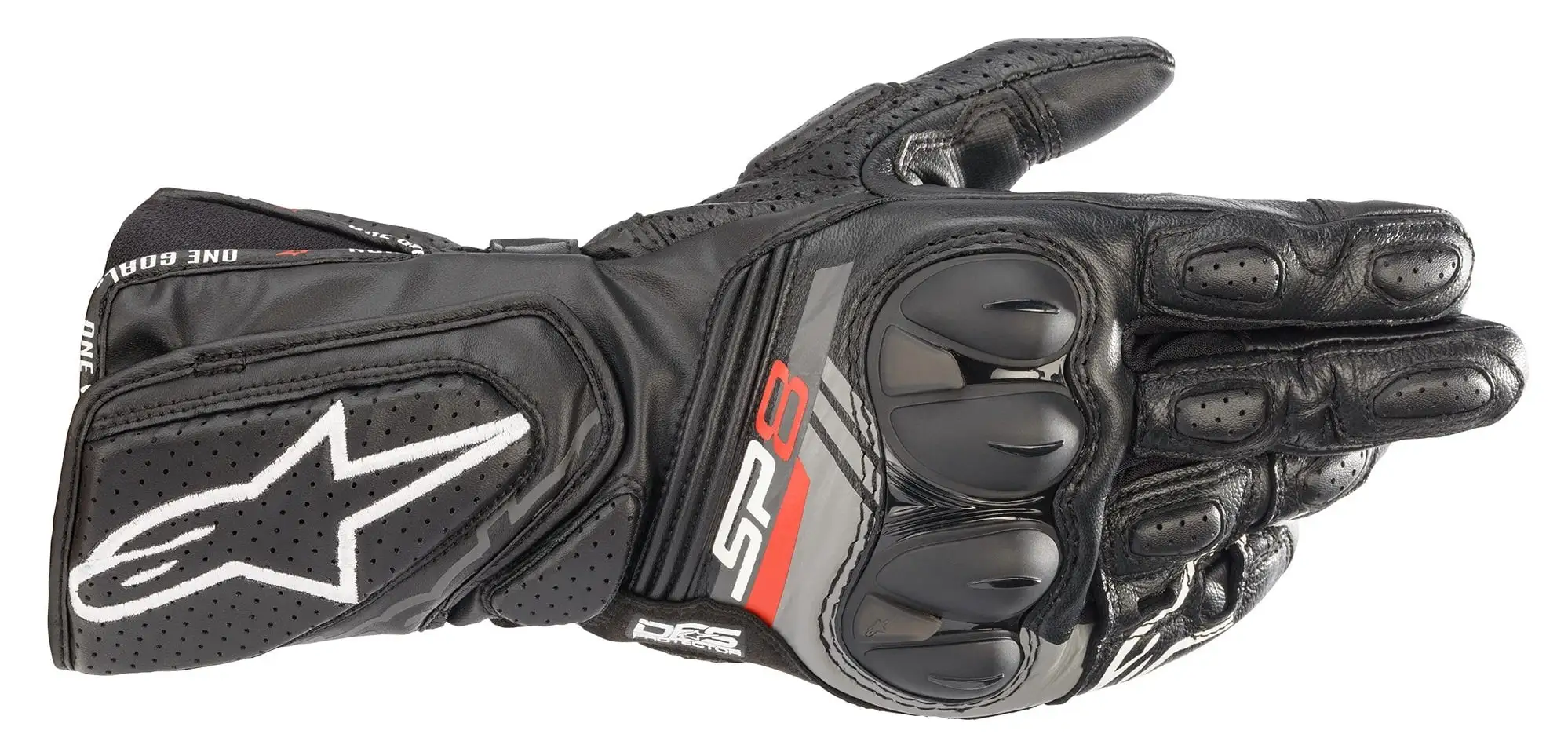 Alpinestars SP-8 V3 Leather Gloves (Large. Black) - MGW-18016 3xl