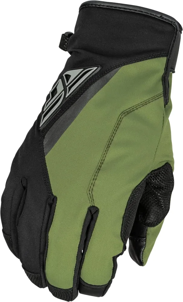 Fly Racing Title Long Gloves (Large. Black/Olive) - MGW-6326