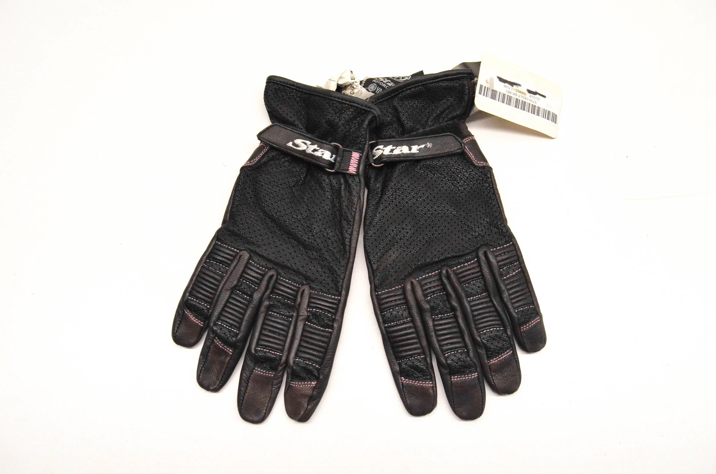 New OEM Yamaha STW-08GLP-BK-MD Women Leather Glove NOS - MGW-5050
