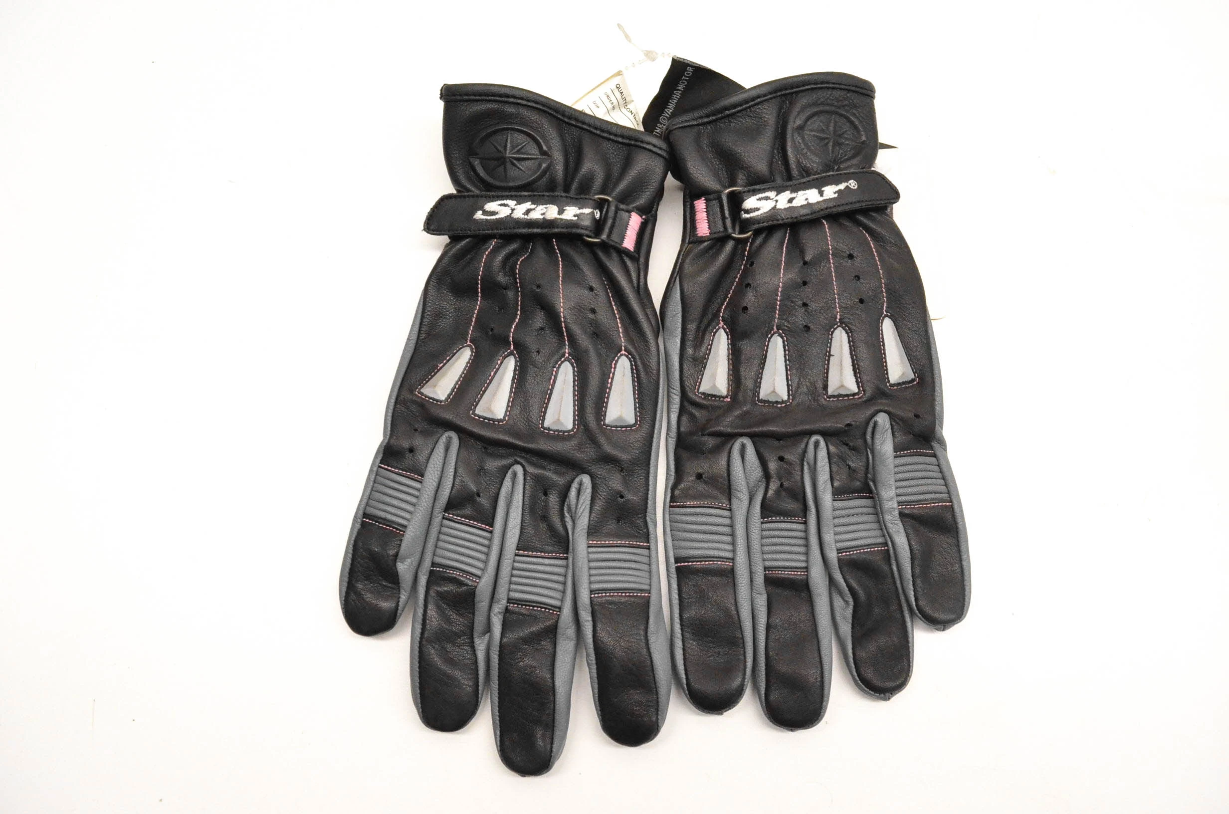 New OEM Yamaha STW-08GSC-BK-LG Women Leather Glove NOS - MGW-5049