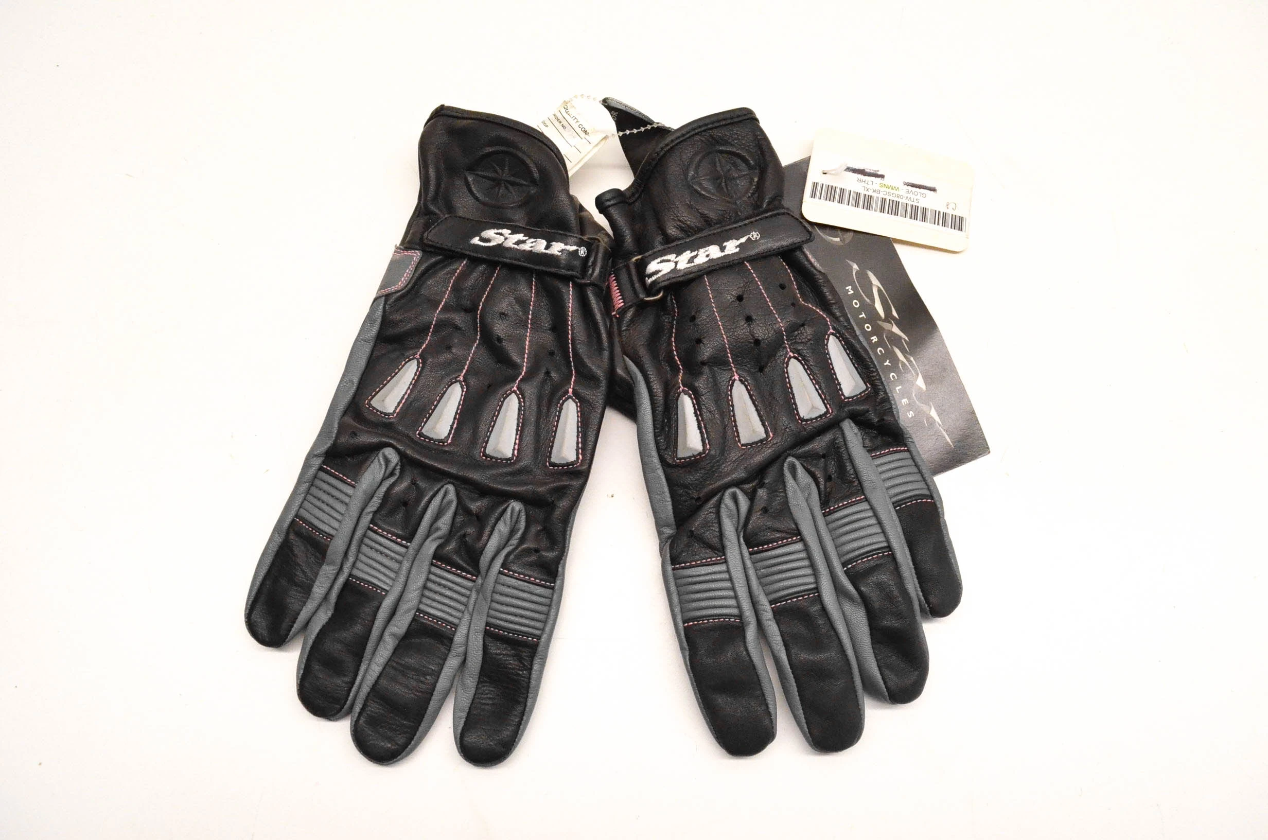 New OEM Yamaha STW-08GSC-BK-XL Women Leather Glove NOS - MGW-5052