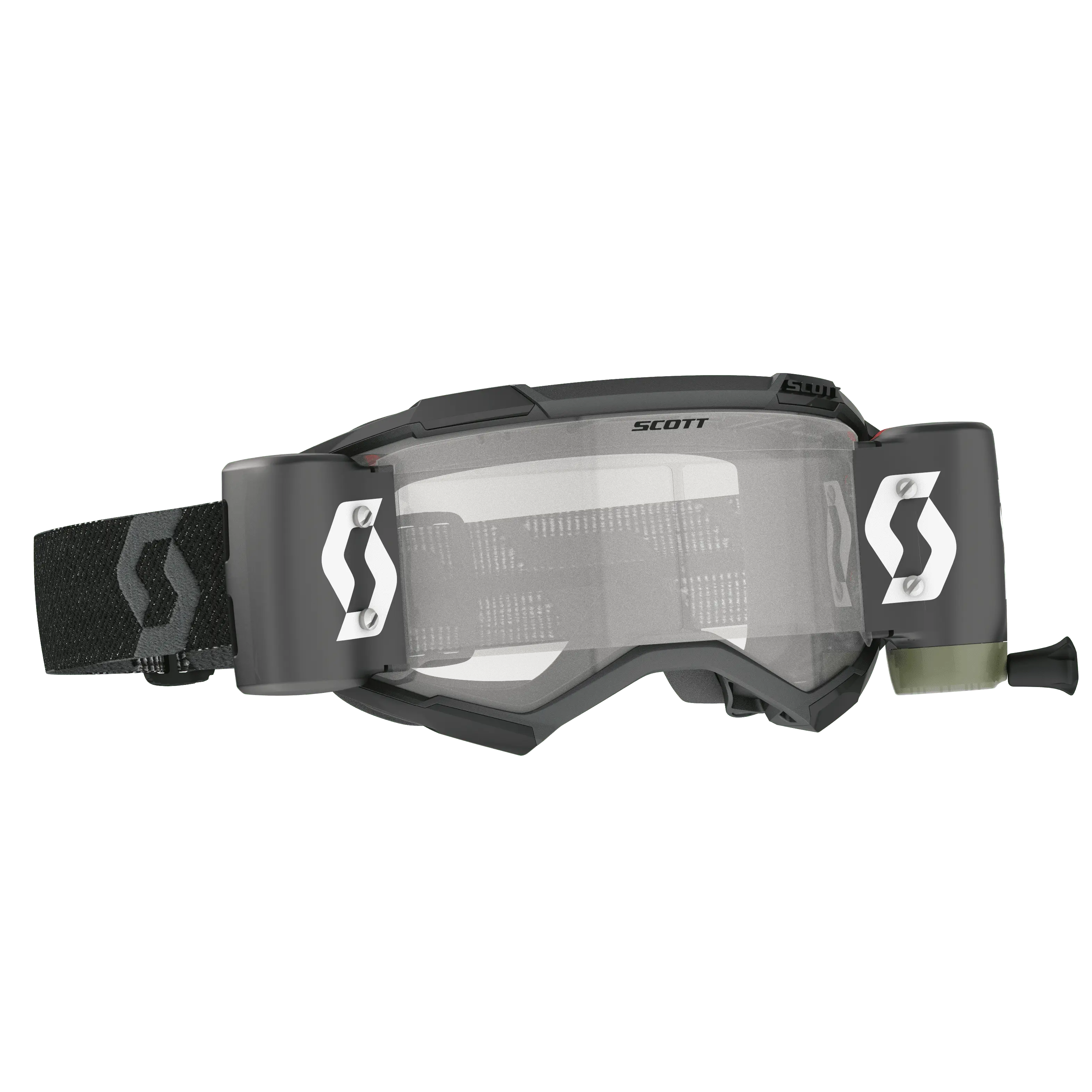 Scott Fury WFS MX Offroad Goggles Black w/Clear Lens - MGW-5487