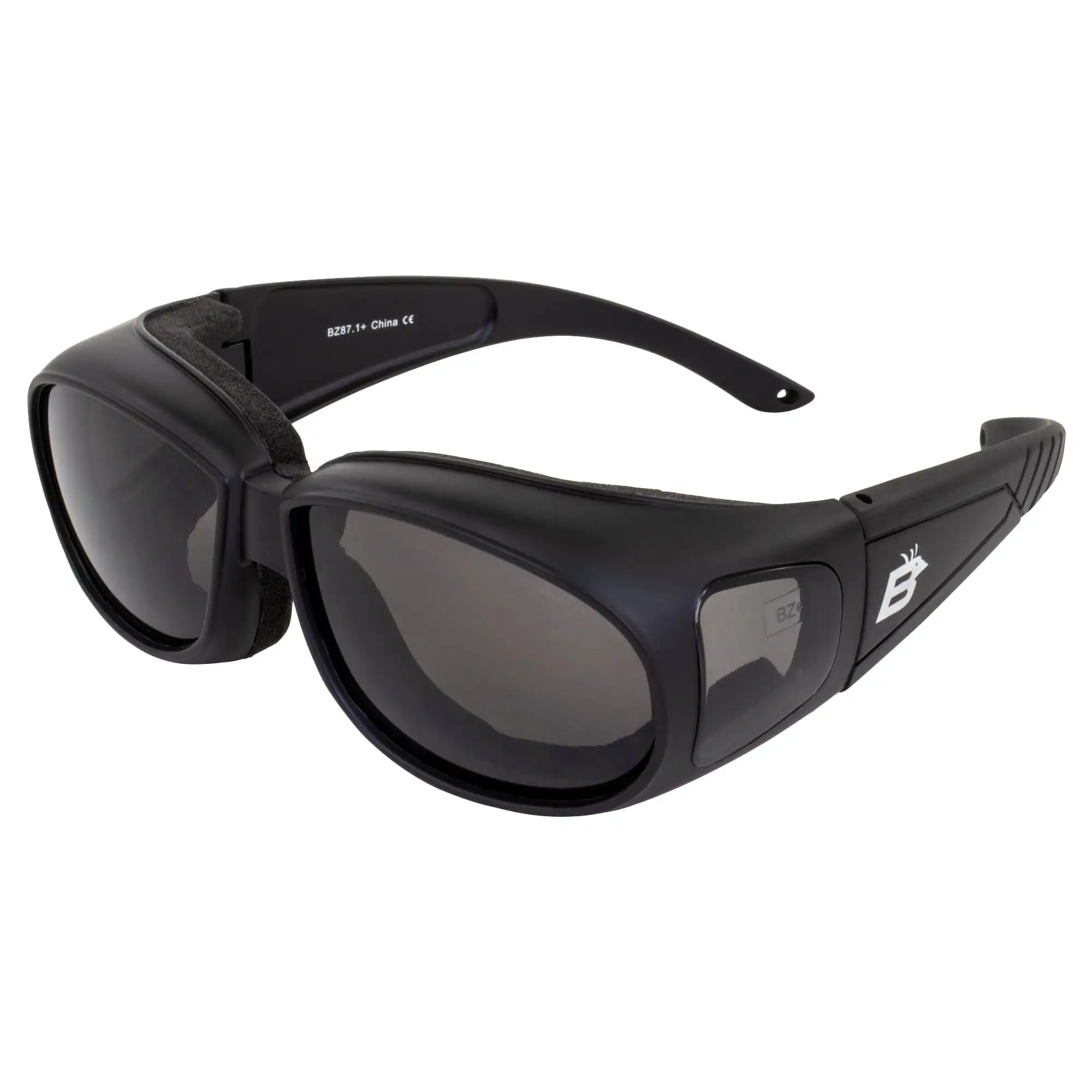 Birdz Swallow Foam Padded Fits Over Most Eyeglasses Smoke Lenses