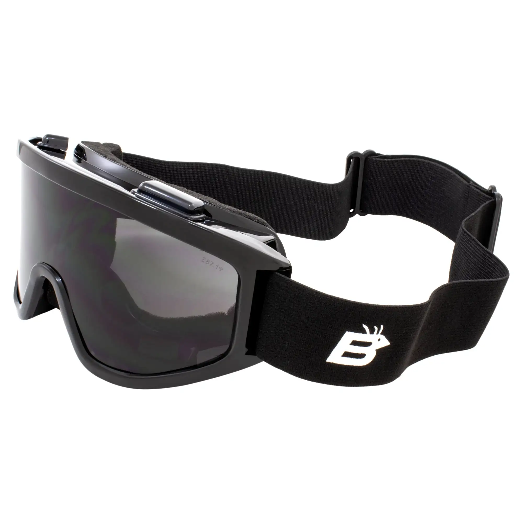 Raider MX Goggle Black Frame Smoke Lens Size Adult - MGW-2993 Birdz