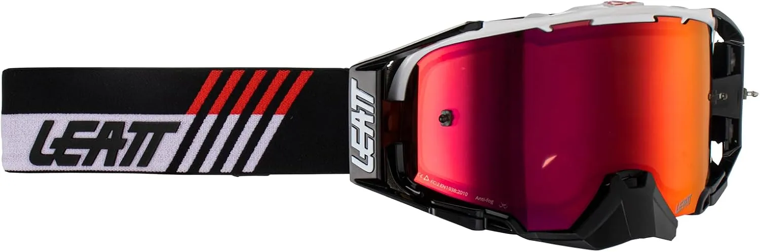 Leatt Goggle Velocity 6.5 Iriz White Red 28% - MGW-5657