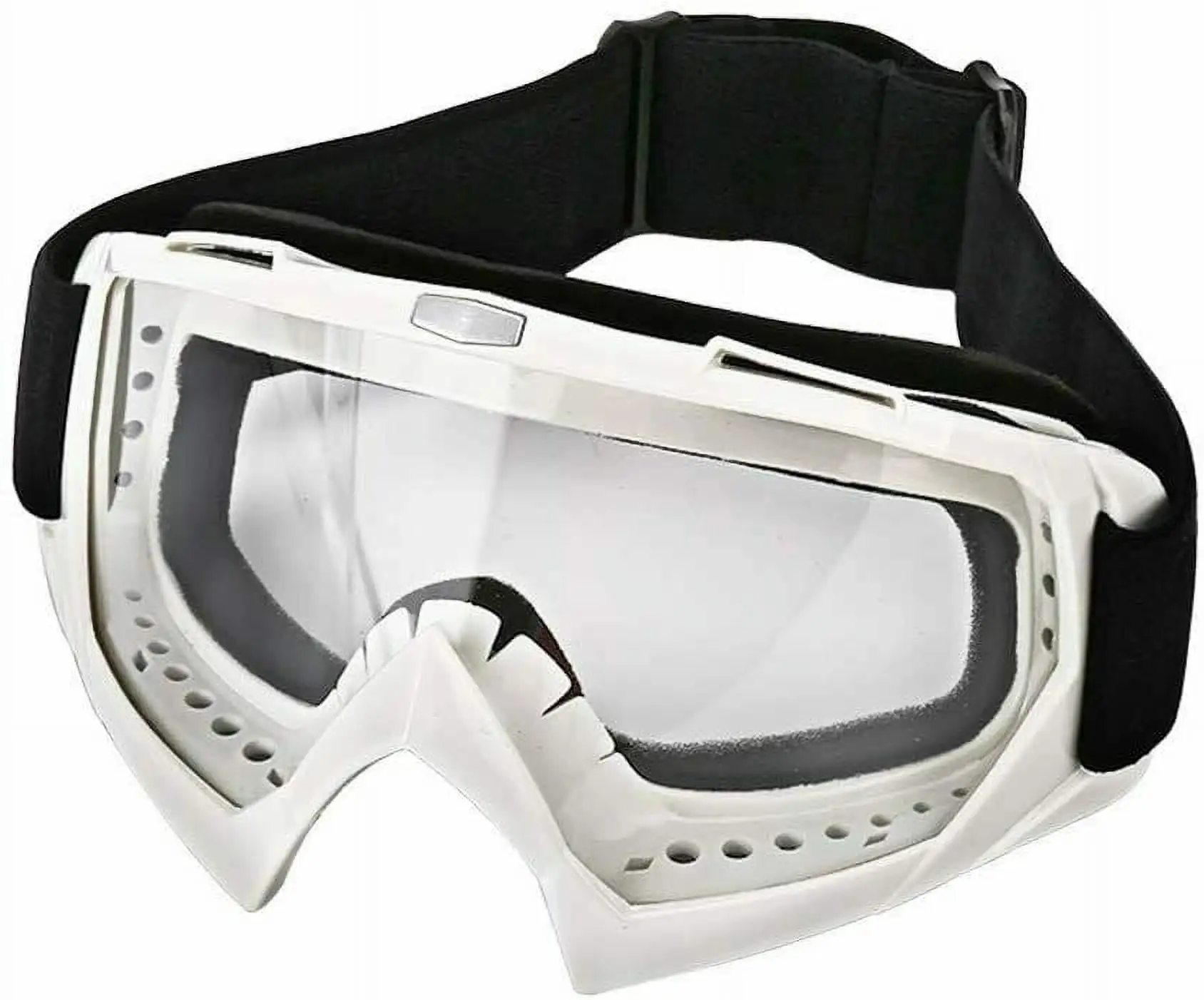 ADJUSTABLE WHITE GOGGLE DIRT BIKE ATV MOTOCROSS GOGGLE_W Pcc Motor