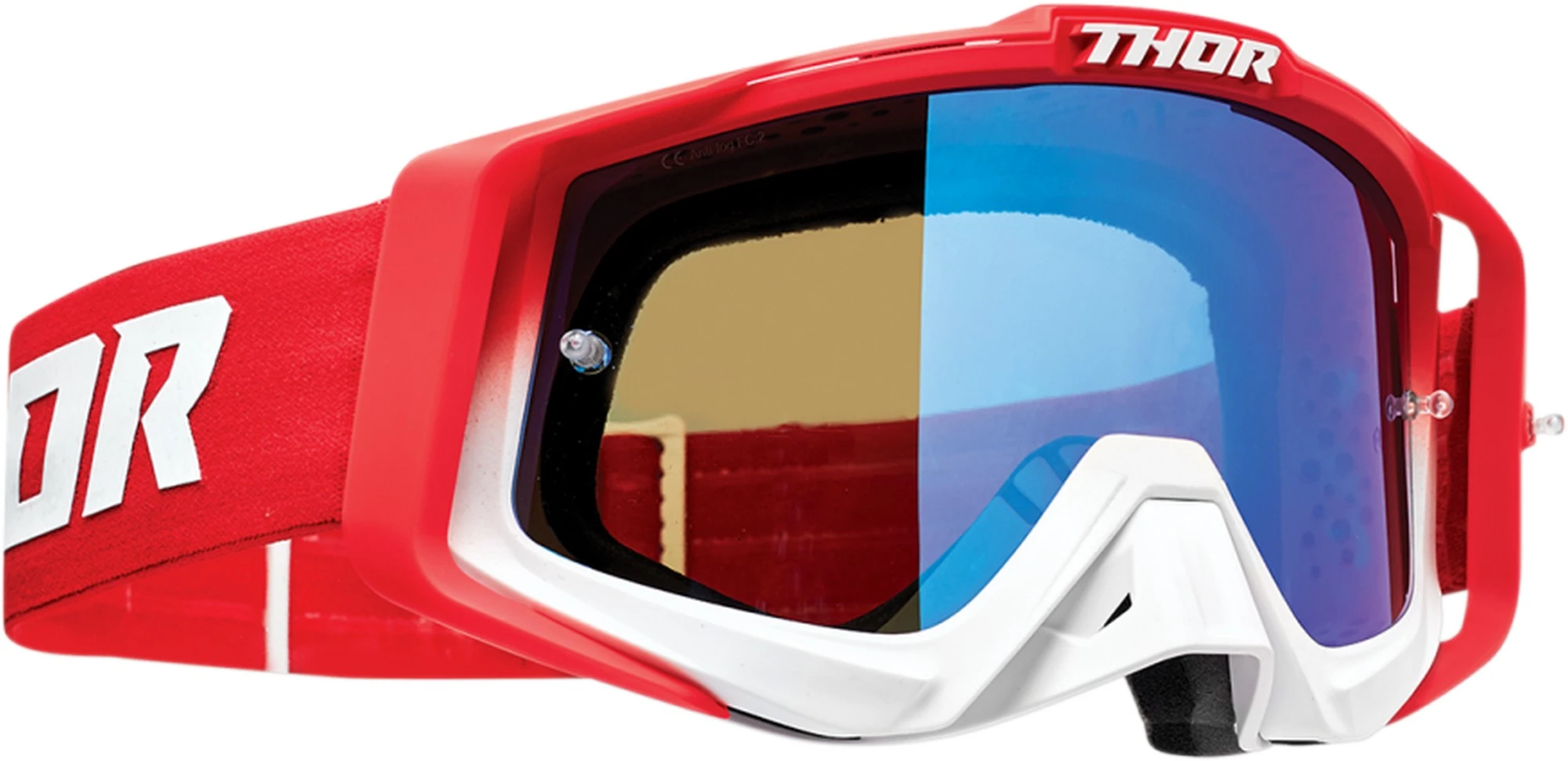 Thor Sniper Pro Fader MX Offroad Goggles Red - MGW-10366