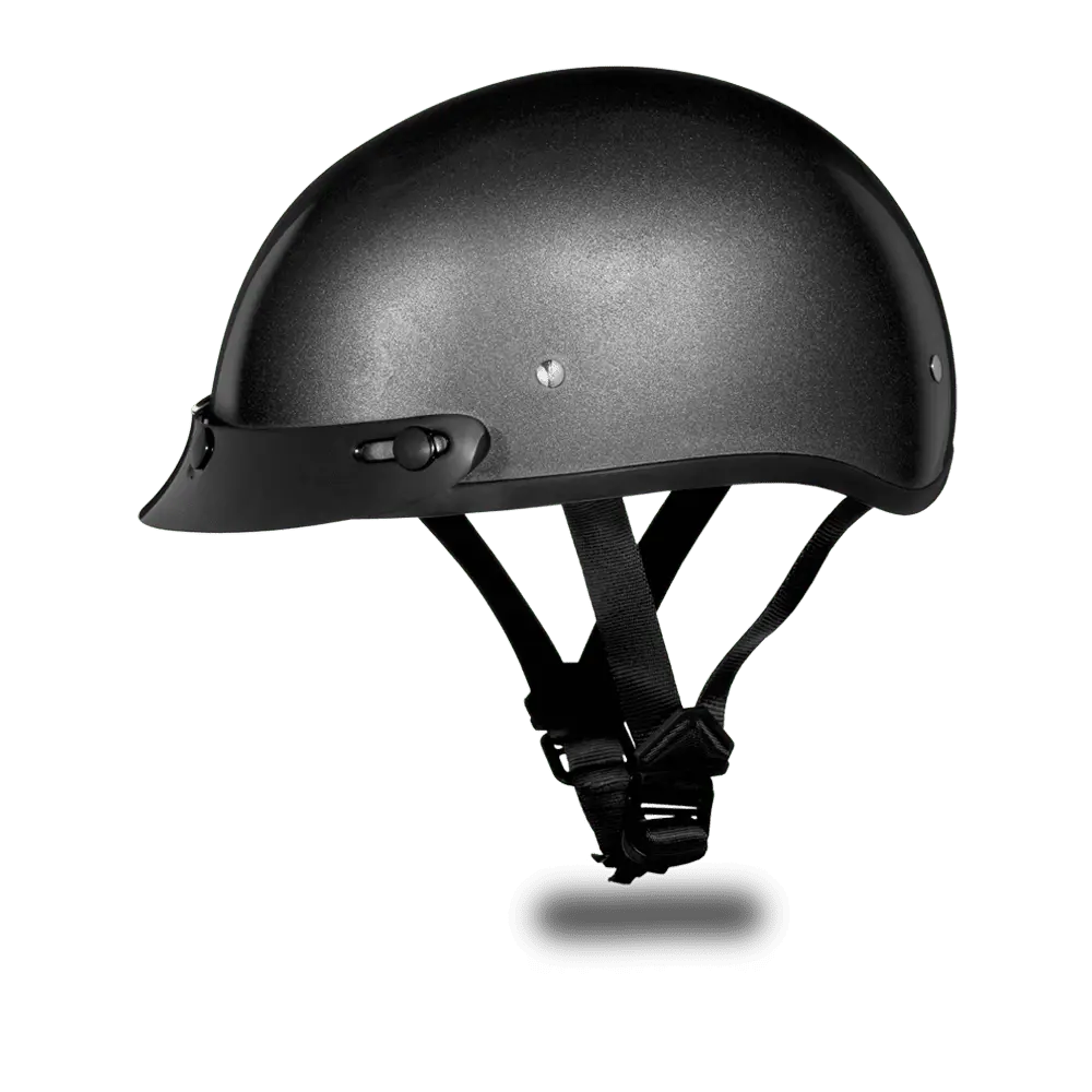 D.O.T. DAYTONA SKULL CAP- GUN METAL GREY - MGW-7192 Daytona Helmets