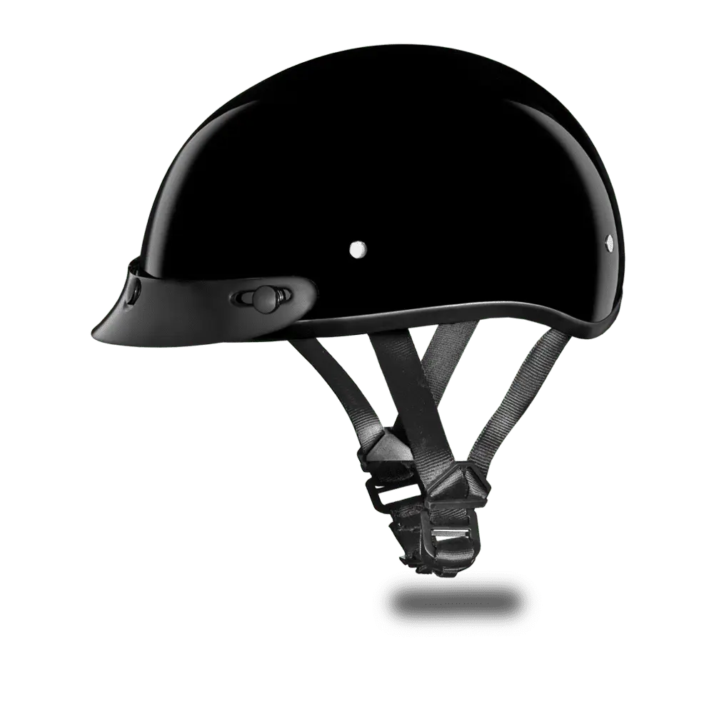 D.O.T. DAYTONA SKULL CAP- HI-GLOSS BLACK - MGW-26485 3xl Daytona Helmets