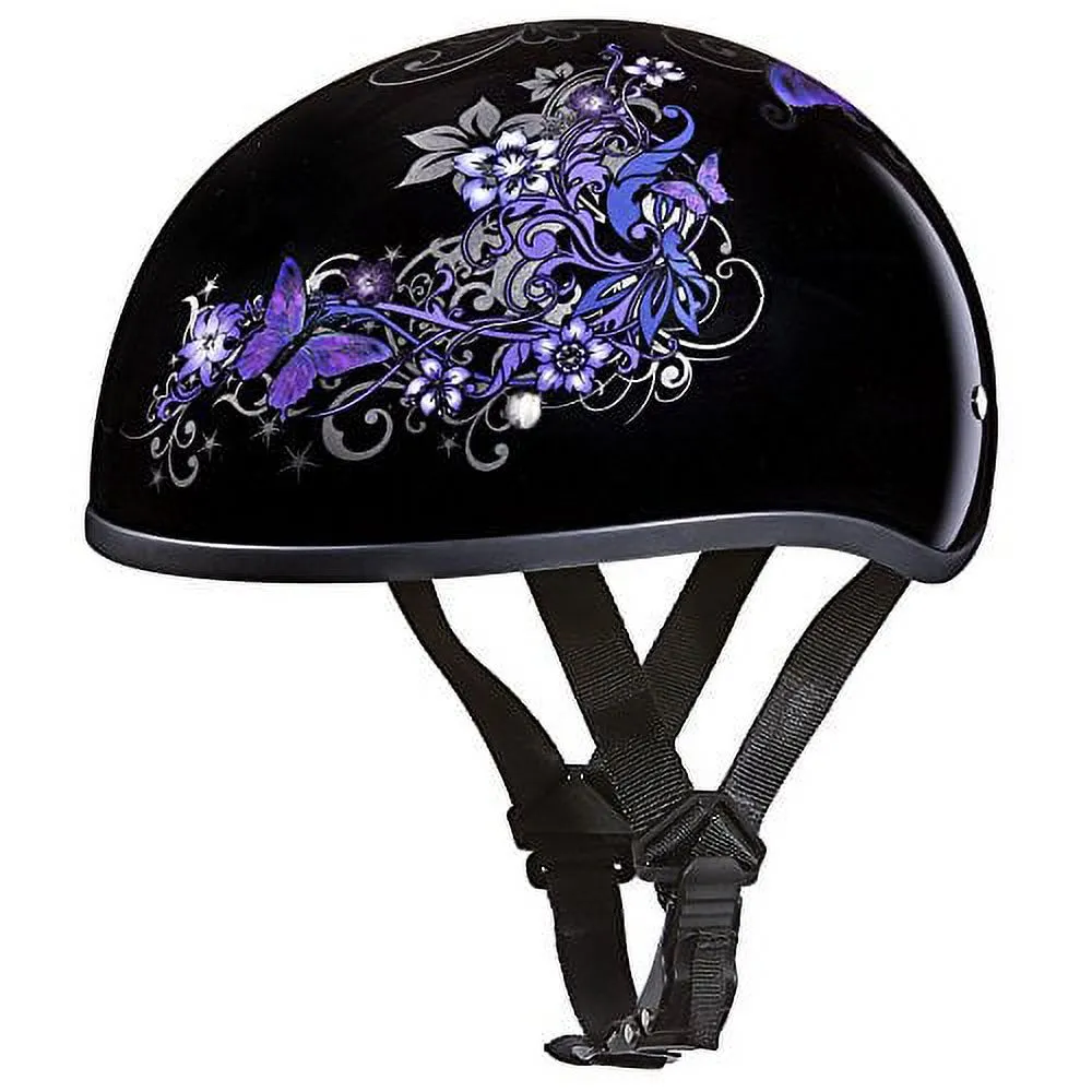 Daytona Helmets Half Skull Cap Motorcycle Helmet �C DOT Approved [Carbon Fiber] Xs Daytona Helmets "Leading The Way In Q...